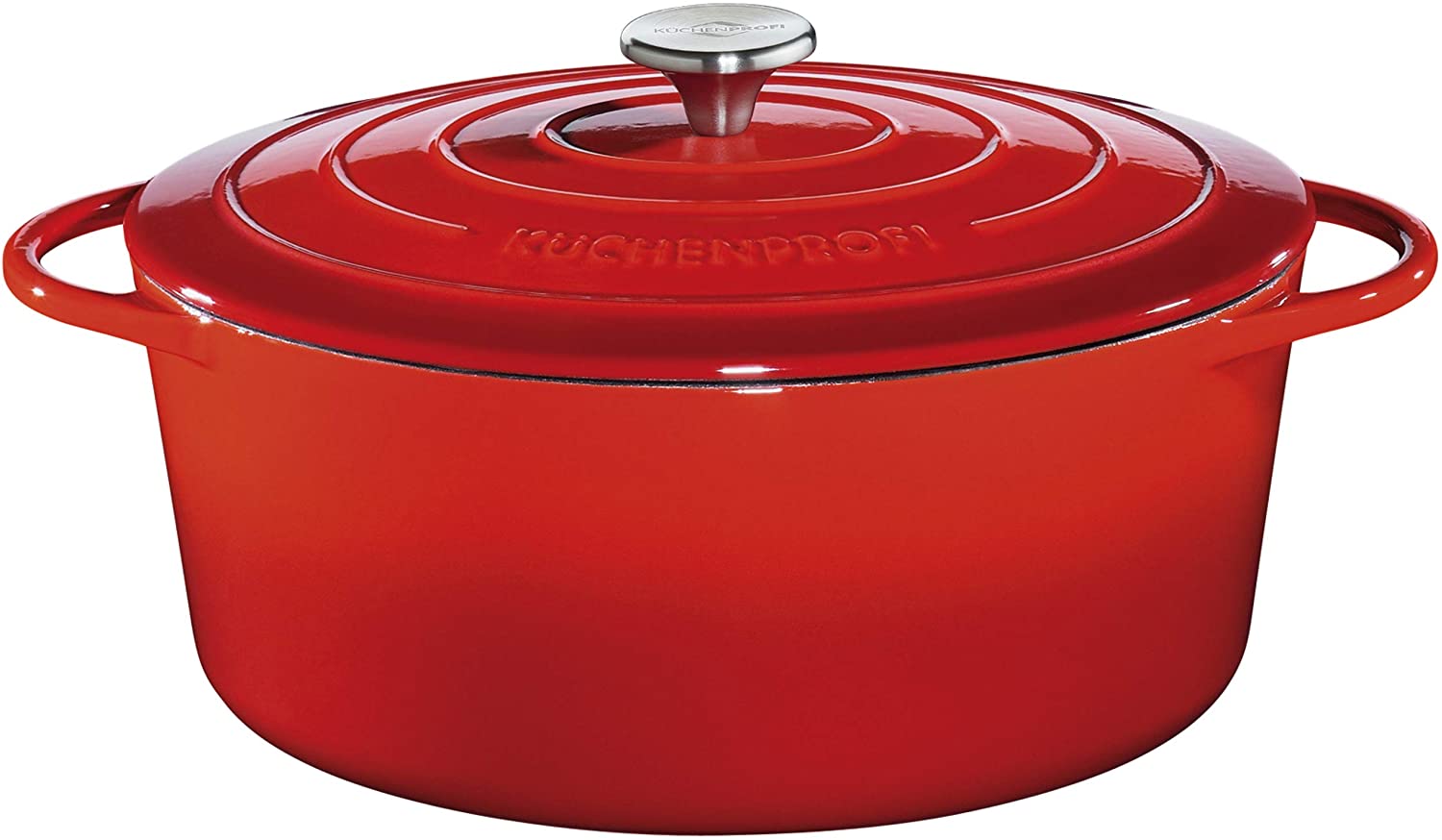 kuchenprofi-provence-braadpan-ovaal-33cm-rood