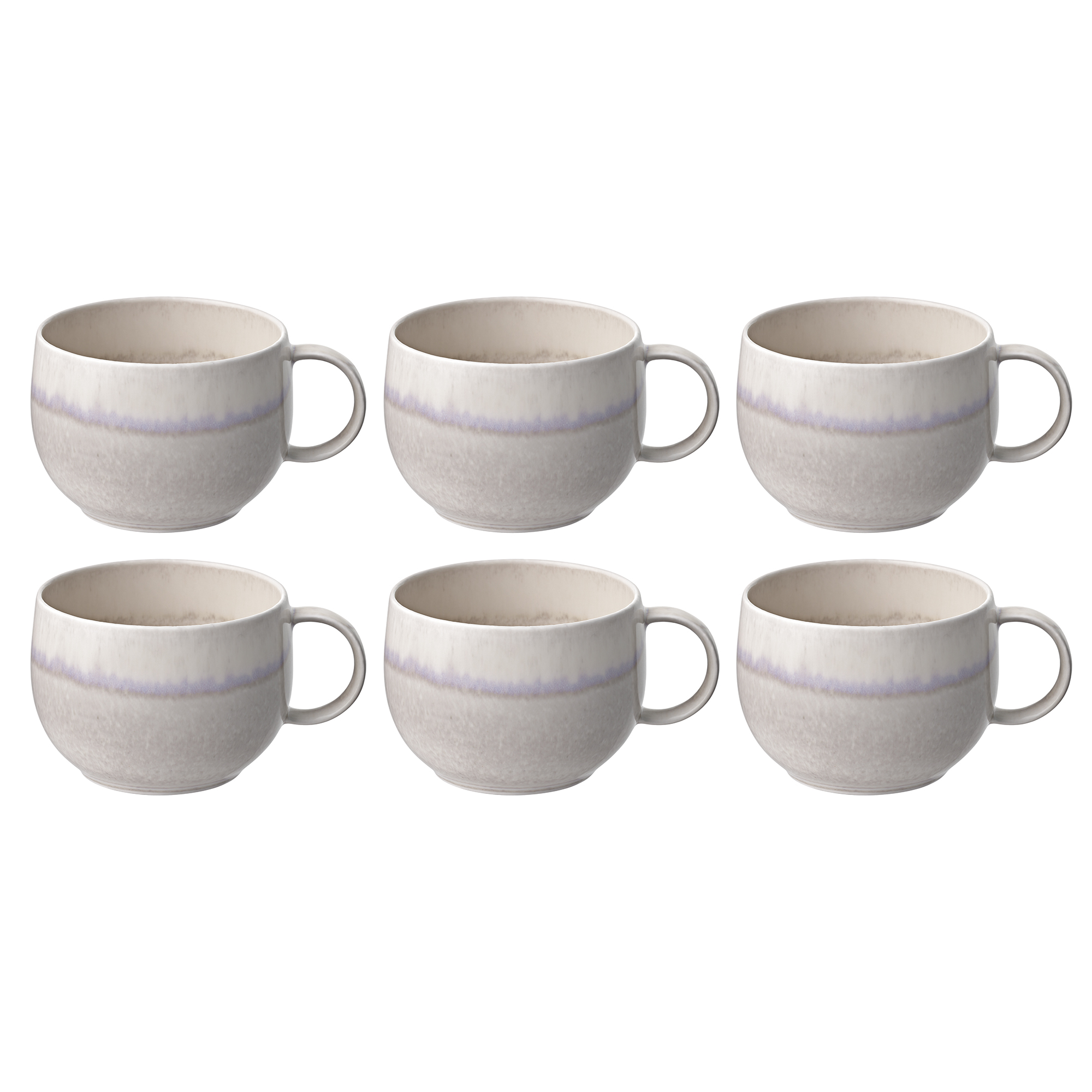 villeroy boch perlemor koffiekop 027l sand 6 stuks