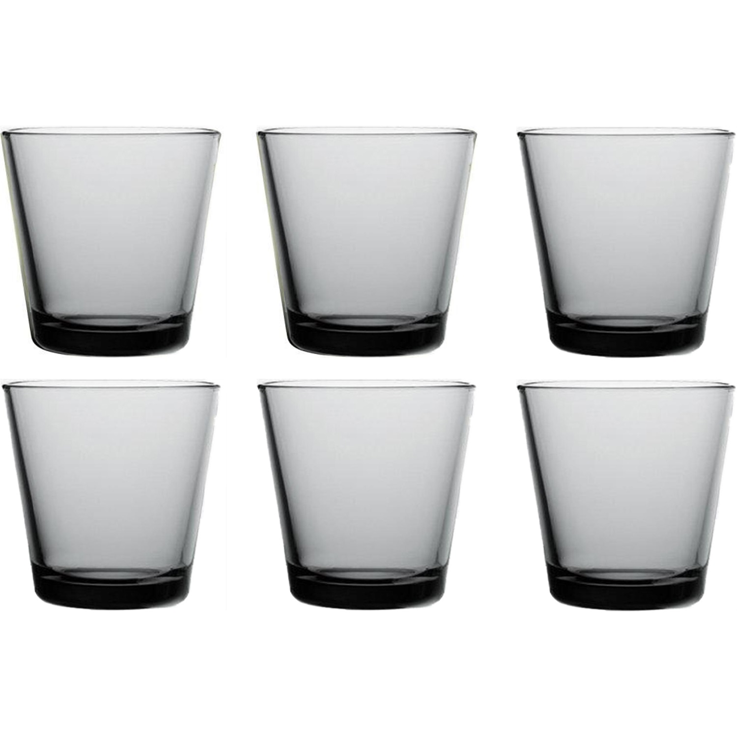 iittala-kartio-waterglazen-021l-grijs-6-stuks