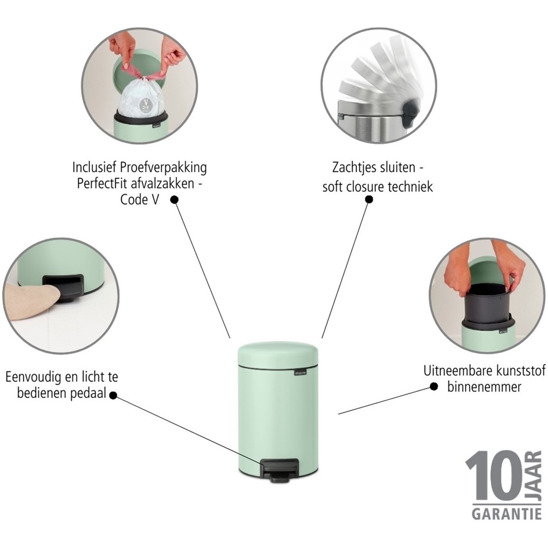 brabantia-newicon-pedaalemmer-3l-jade-groen