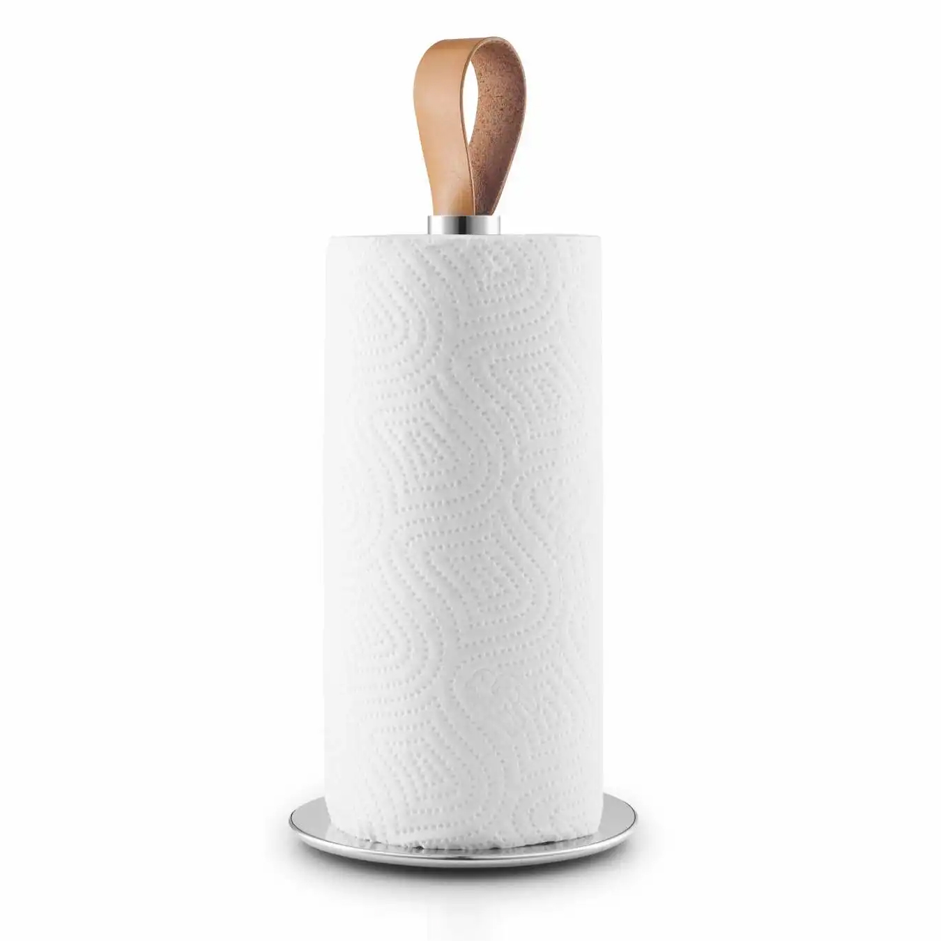 eva-solo-keukenrolhouder-met-lederen-lus-305cm-rvs