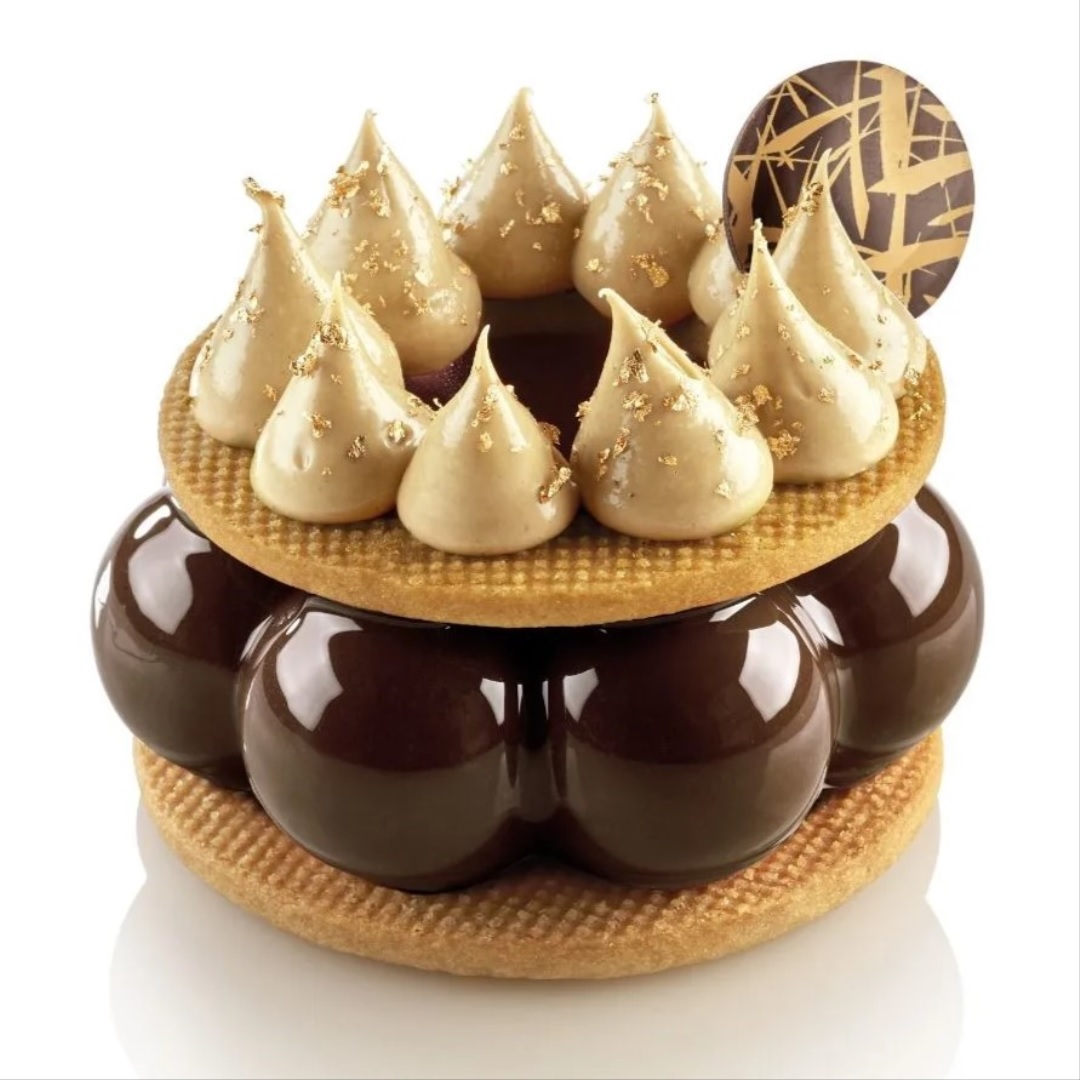silikomart-truffle-crown-90-siliconen-patisserievorm-met-uitsteekvorm-6-vaks