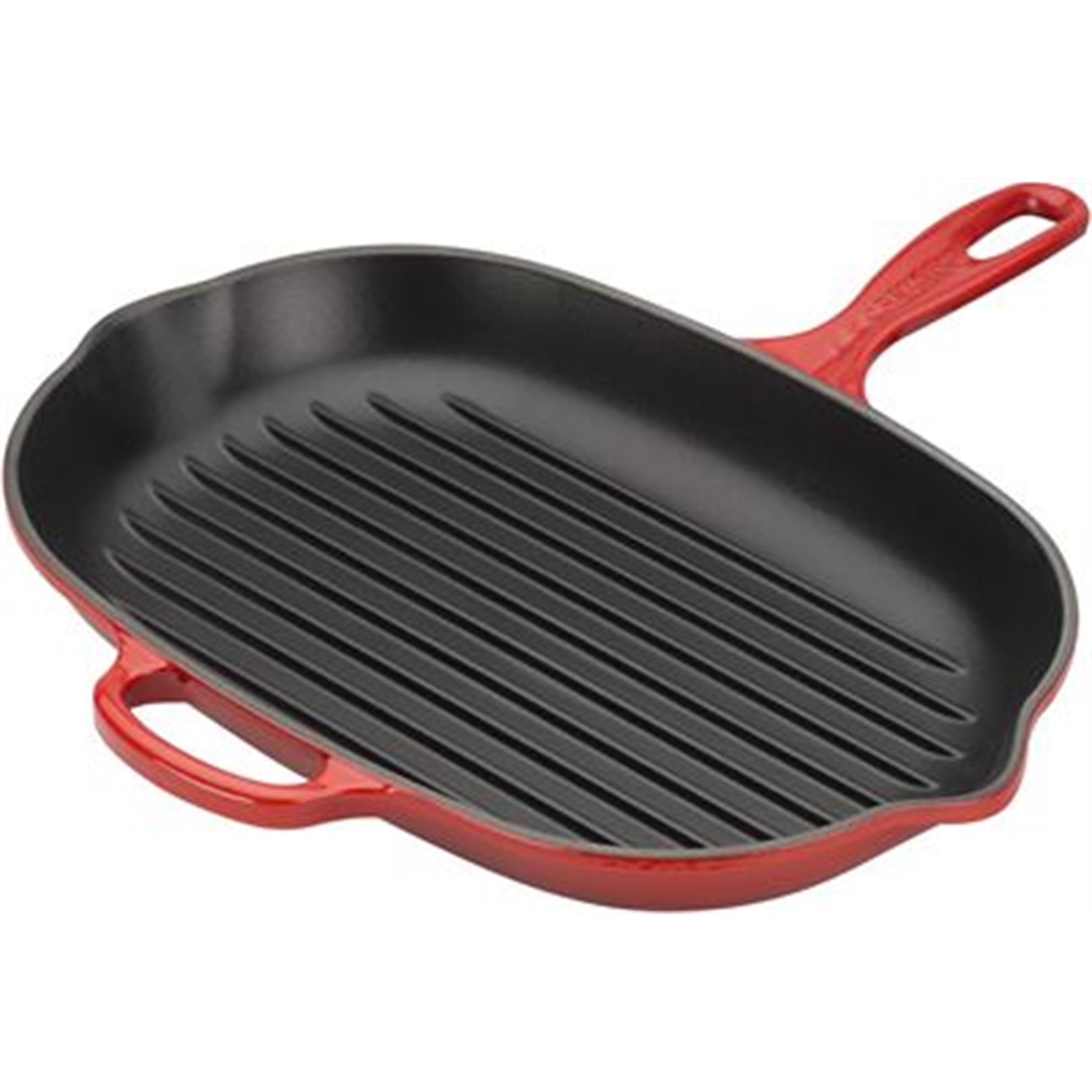 le creuset signature grillpan 32x22cm kersenrood