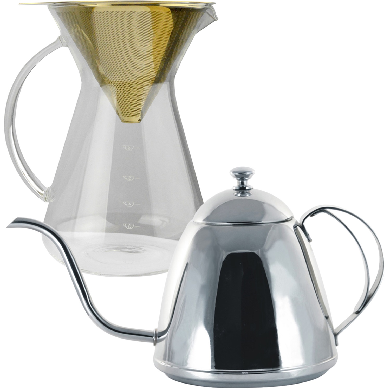 yukawa drip karaf met waterketel