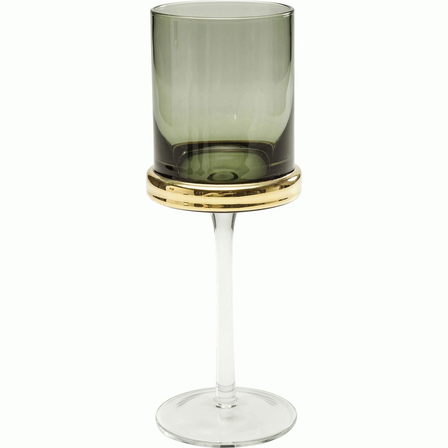 kare design rode wijnglas innocent smoke