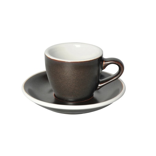 loveramics espressokop met schotel 008l gunpowder