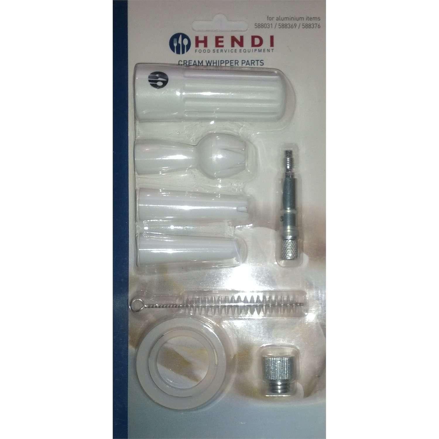 hendi kitchen line slagroomapparaat onderdelenset h589007 8 delig