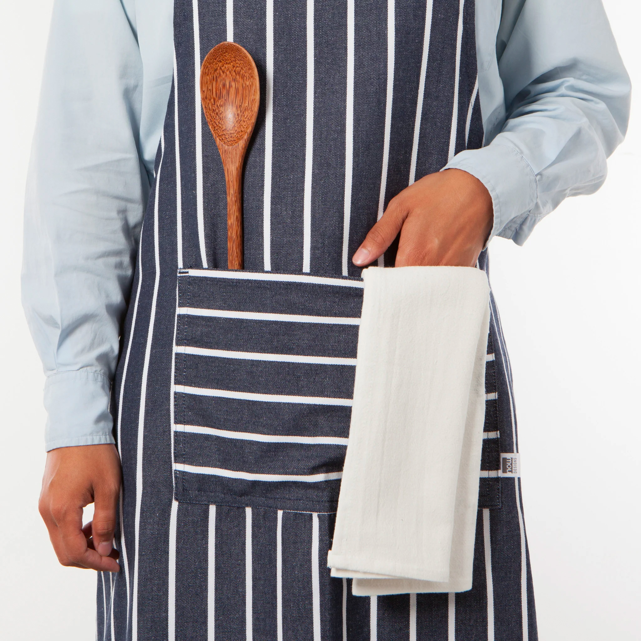 now-designs-keukenschort-butcher-stripe