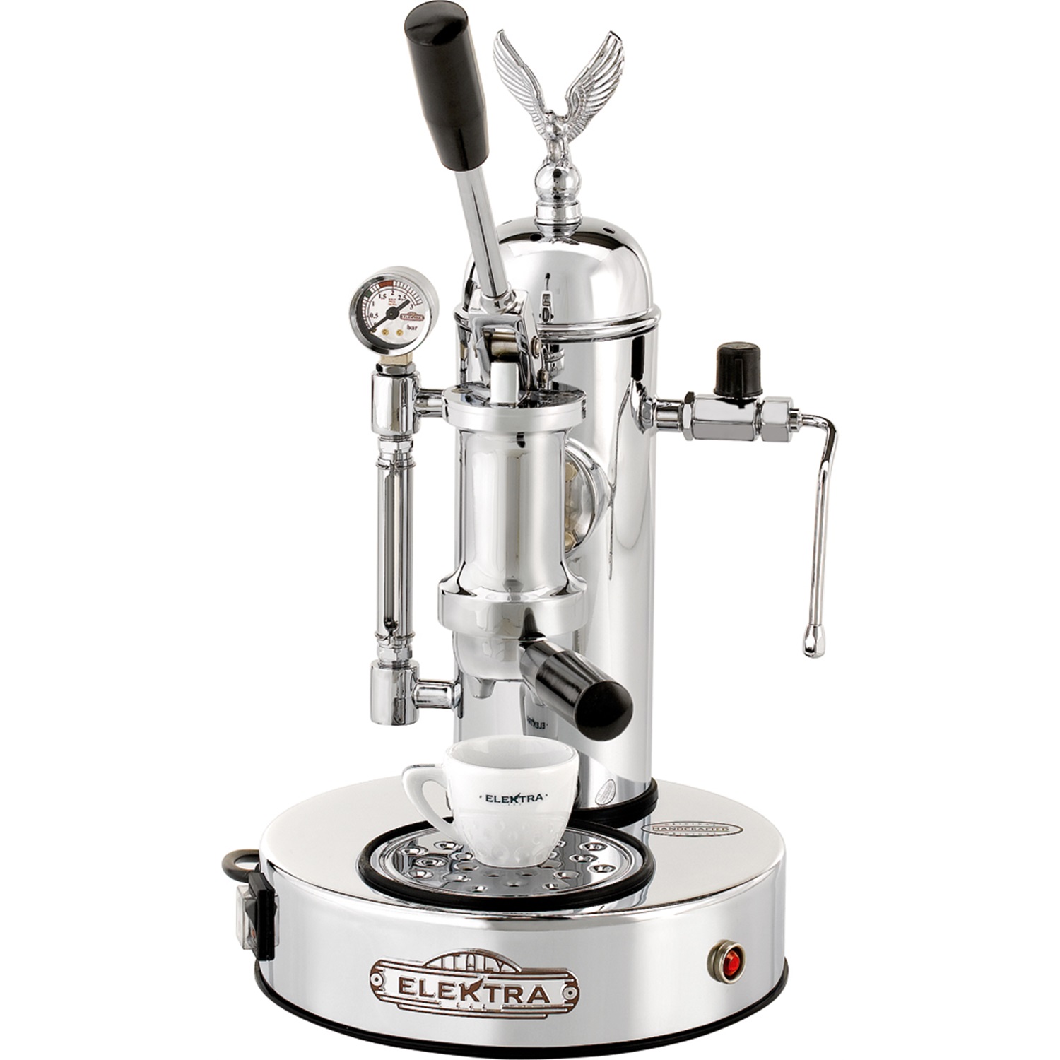 elektra micro casa lever s1c espressomachine chroom