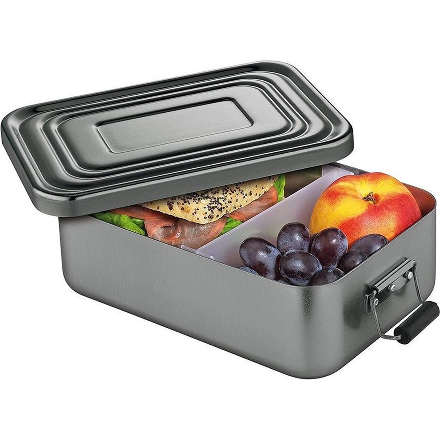 kuchenprofi lunchbox 23x15cm grijs