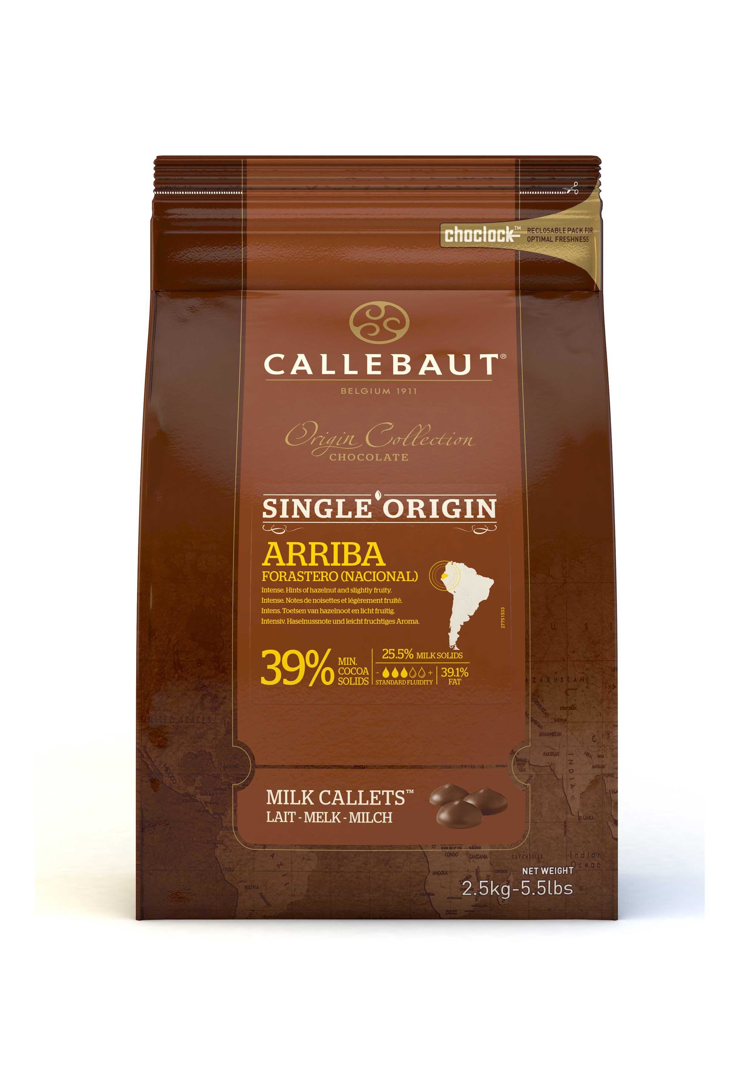 callebaut origin chocolade callets arriba 326 25kg