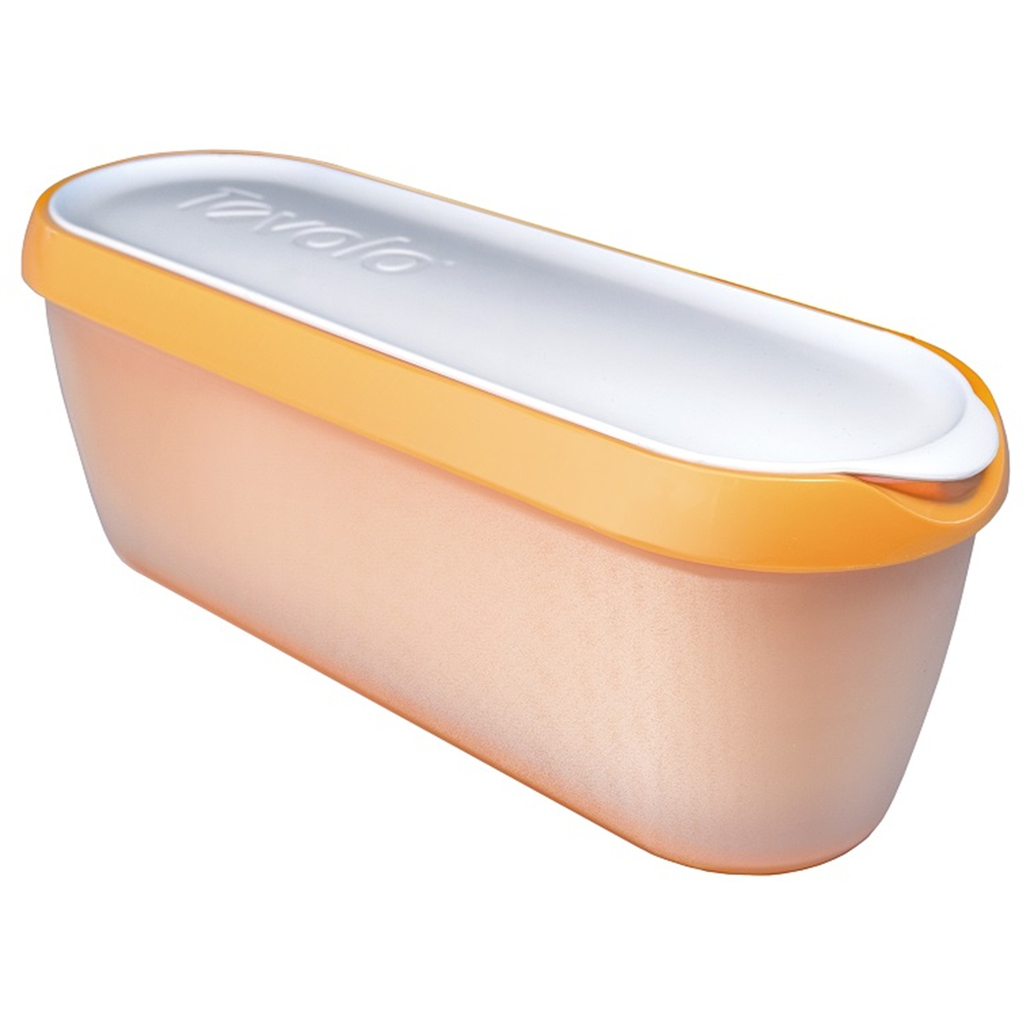 tovolo glide scoop ijsbewaarbak 14l orange crush