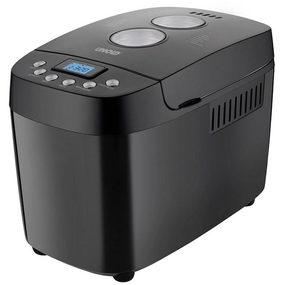 unold backmeister big broodbakmachine zwart