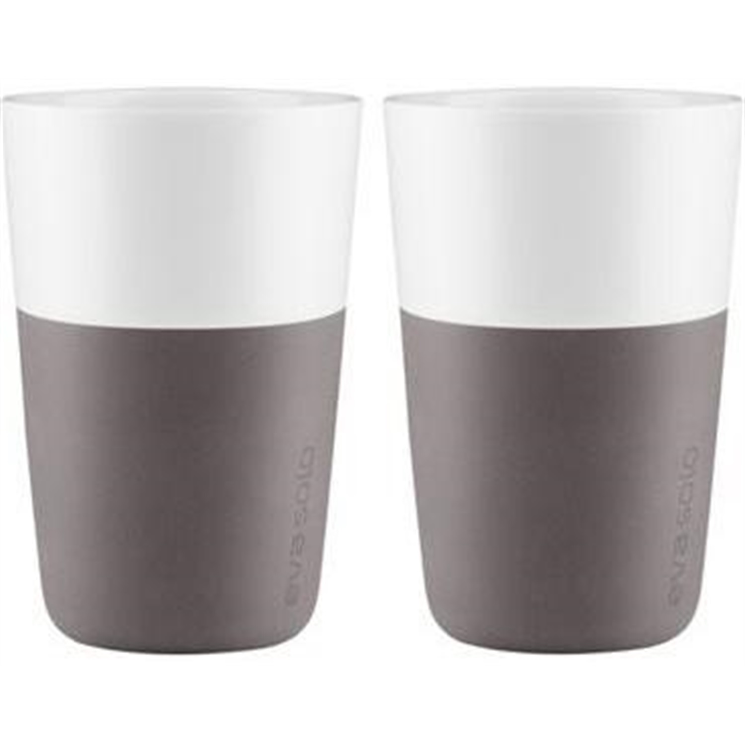 eva solo cafe latte tumblers elephant grey set van 2 0