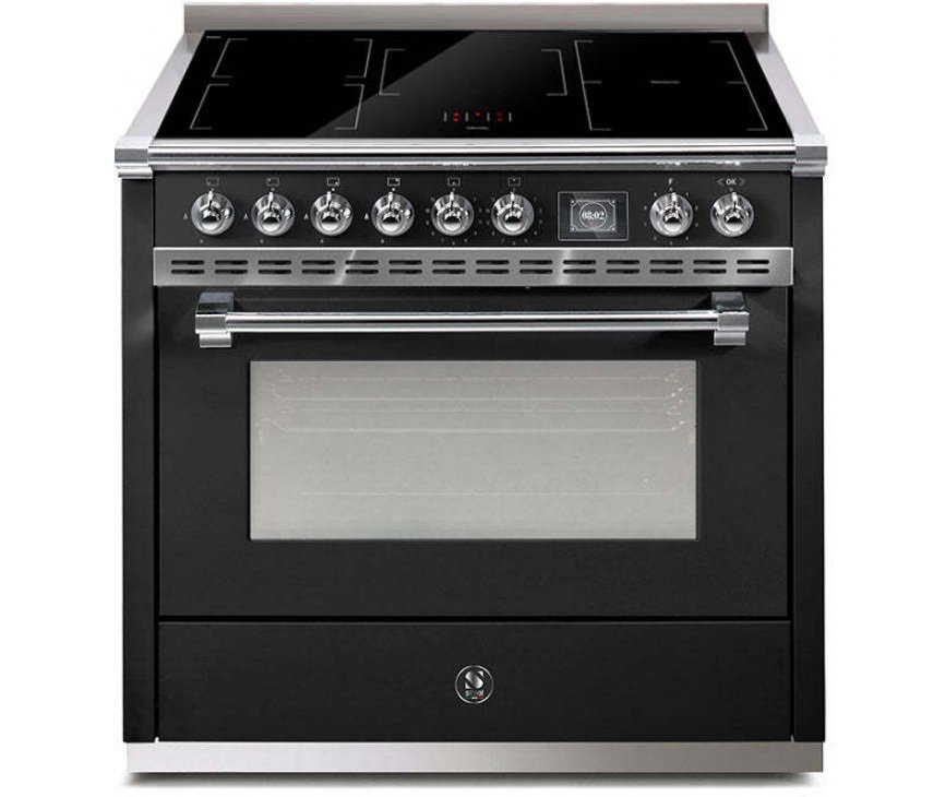 steel ascot aq9s 5fi ba inductiefornuis 90cm zwart