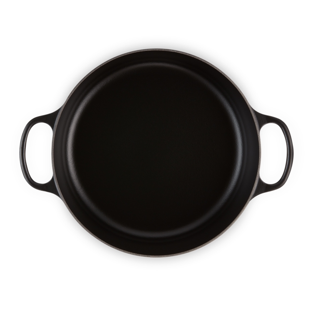 le-creuset-signature-braadpan-laag-24cm-mat-zwart