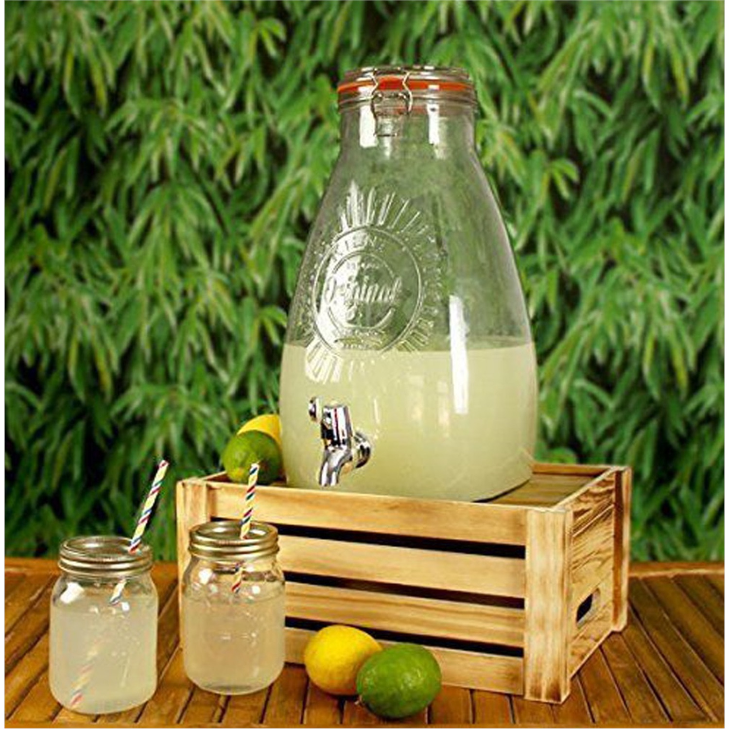 kilner-limonadetap-vierkant-8l