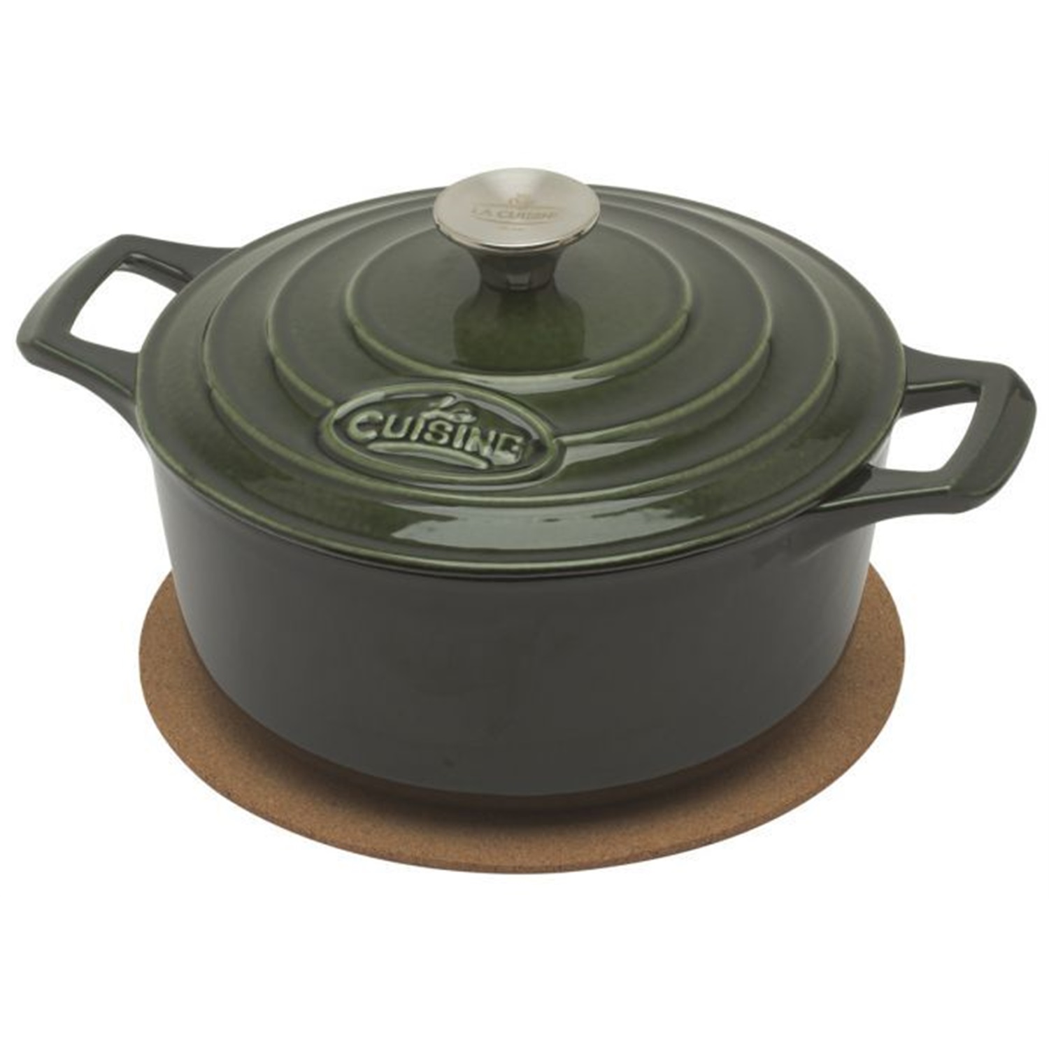 la-cuisine-ronde-braadpan-35-liter-o-24-cm-groen