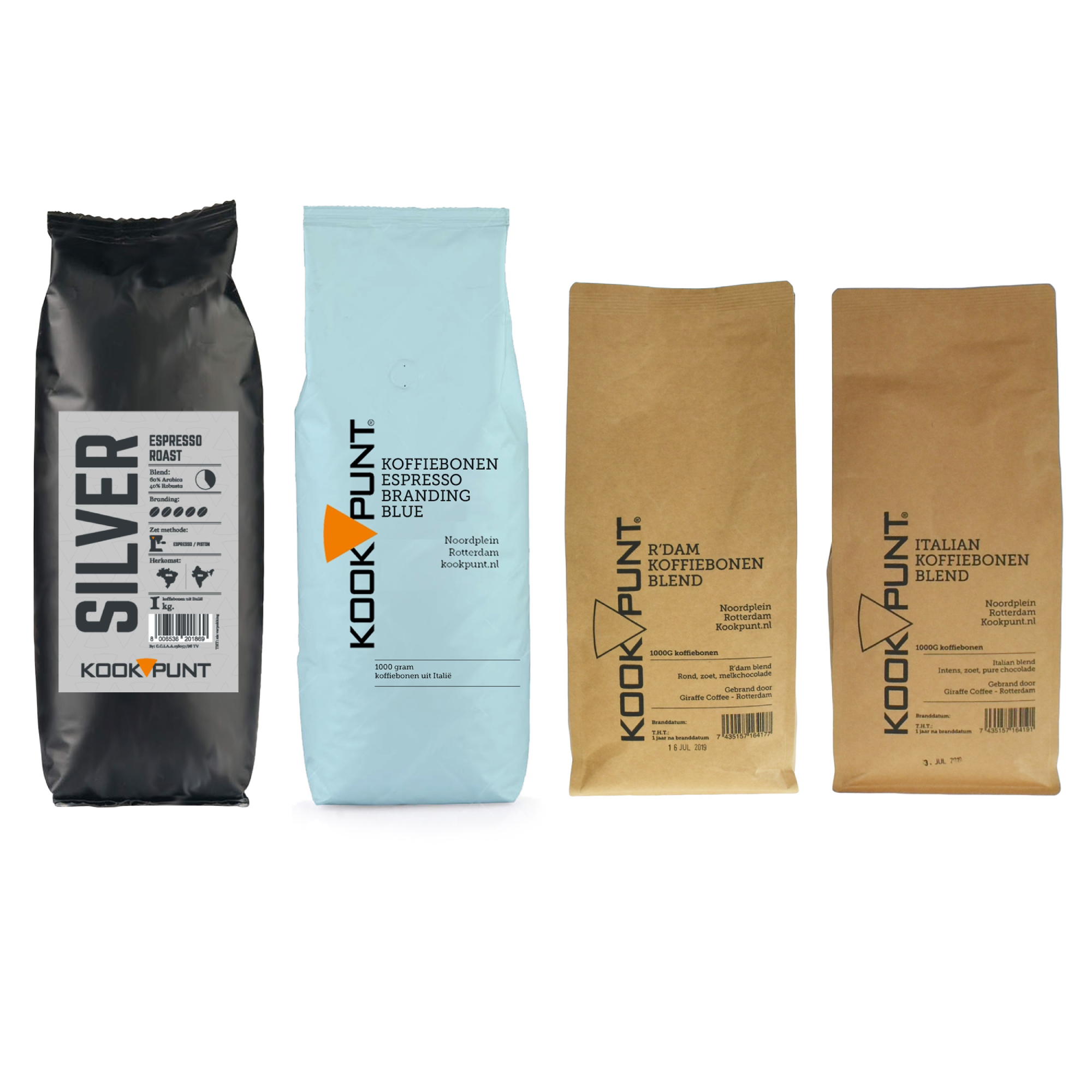 kookpunt proefpakket koffiebonen 4kg