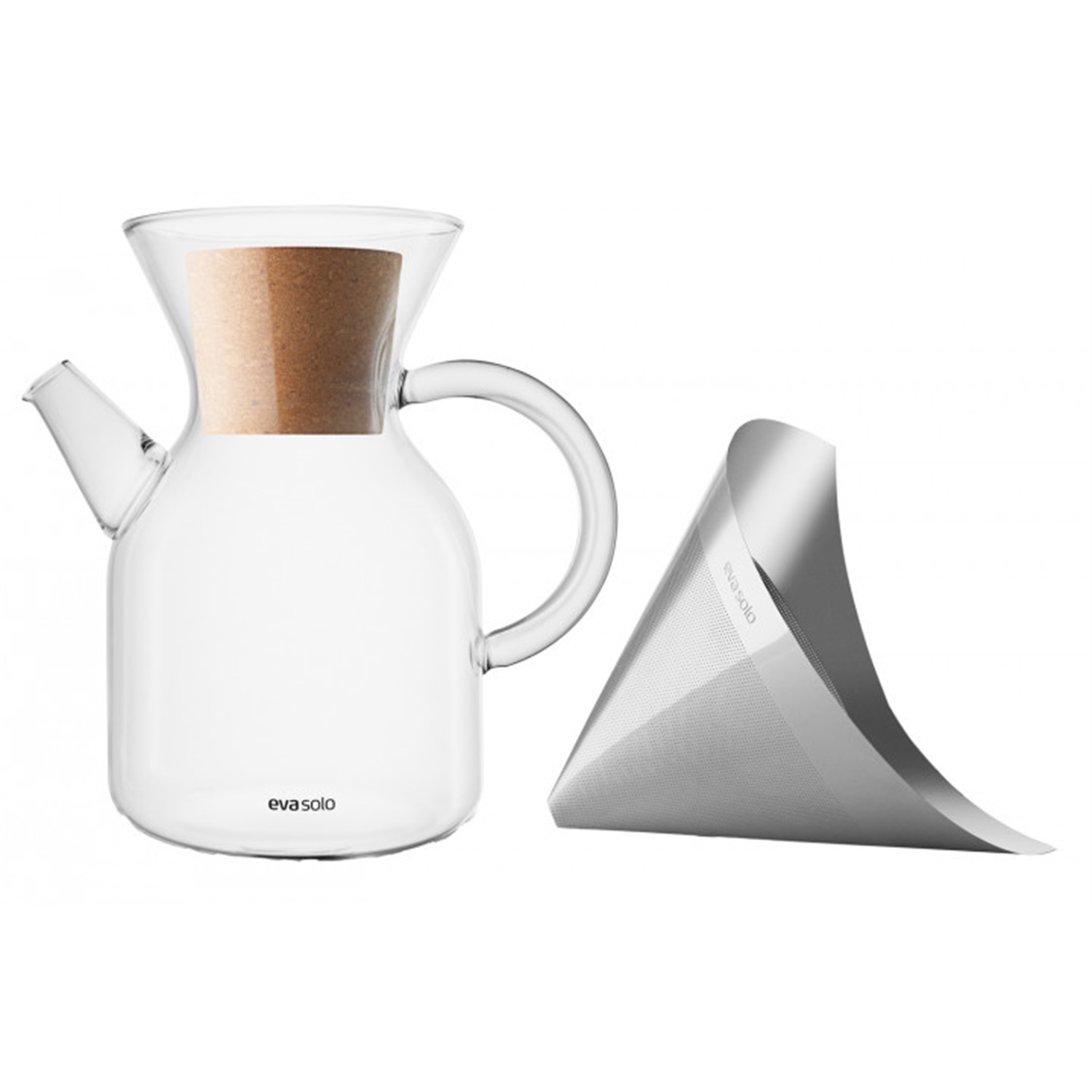eva solo pour over coffeemaker 1l glas