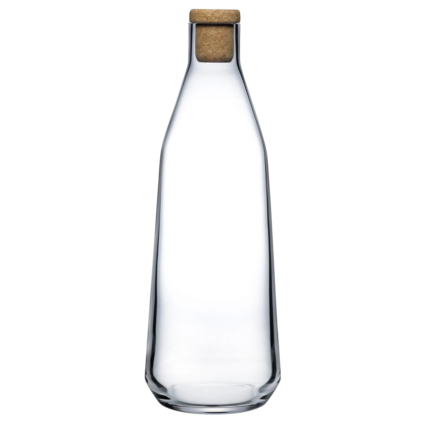 nude rhythm waterkaraf met kurkstop 066l transparant