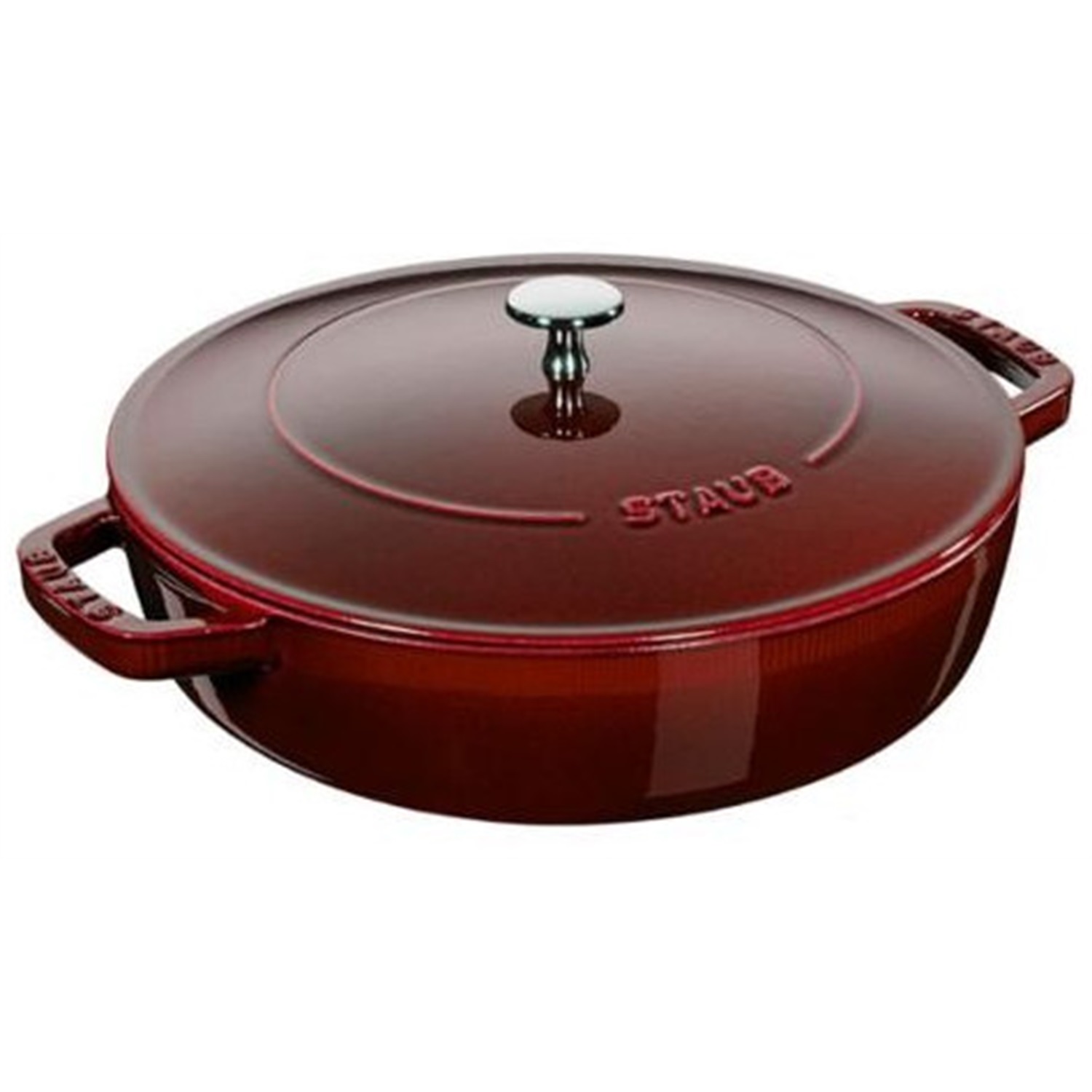 staub-chistera-braadpan-28cm-grenadine
