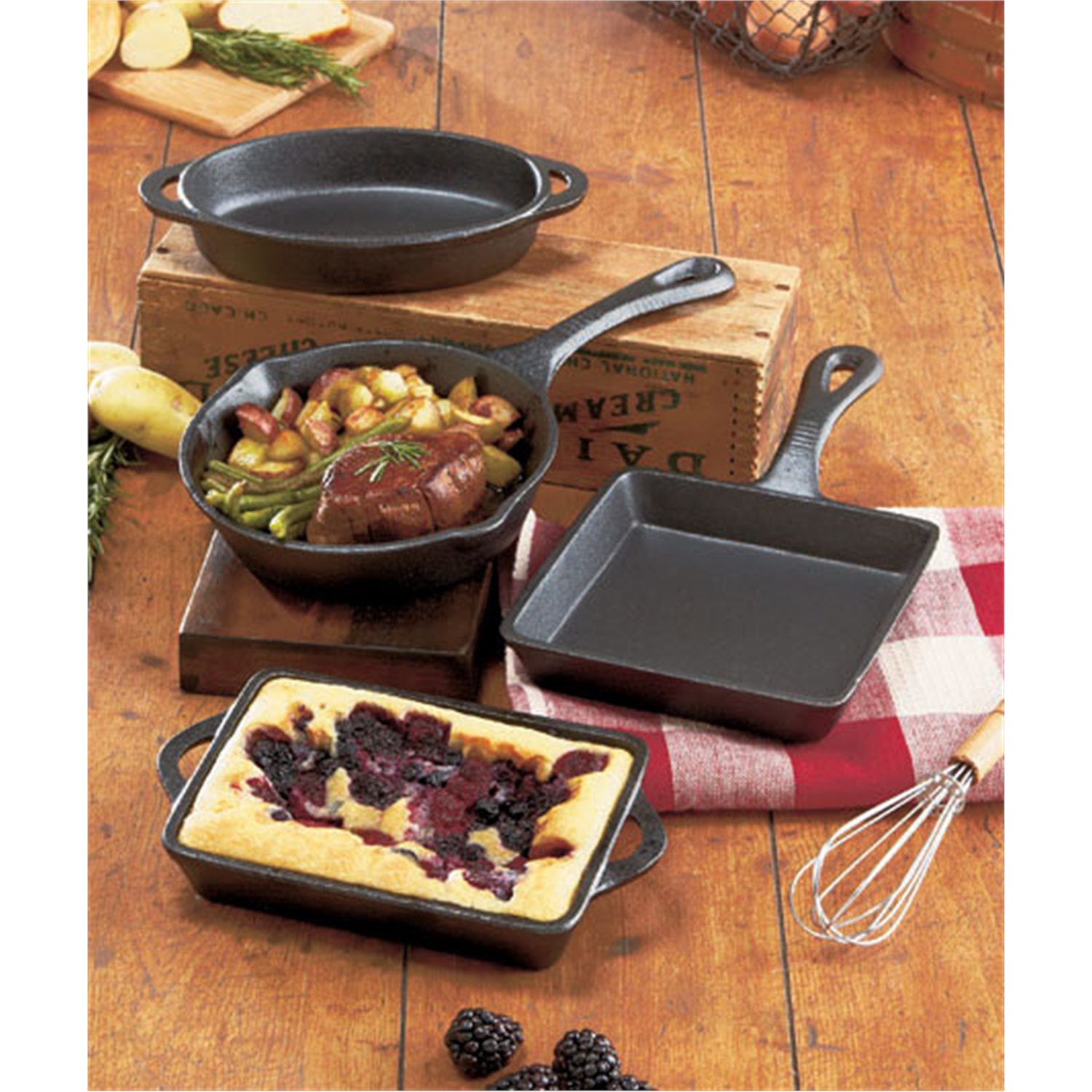 old-mountain-preseasoned-gietijzeren-taartvorm-24cm