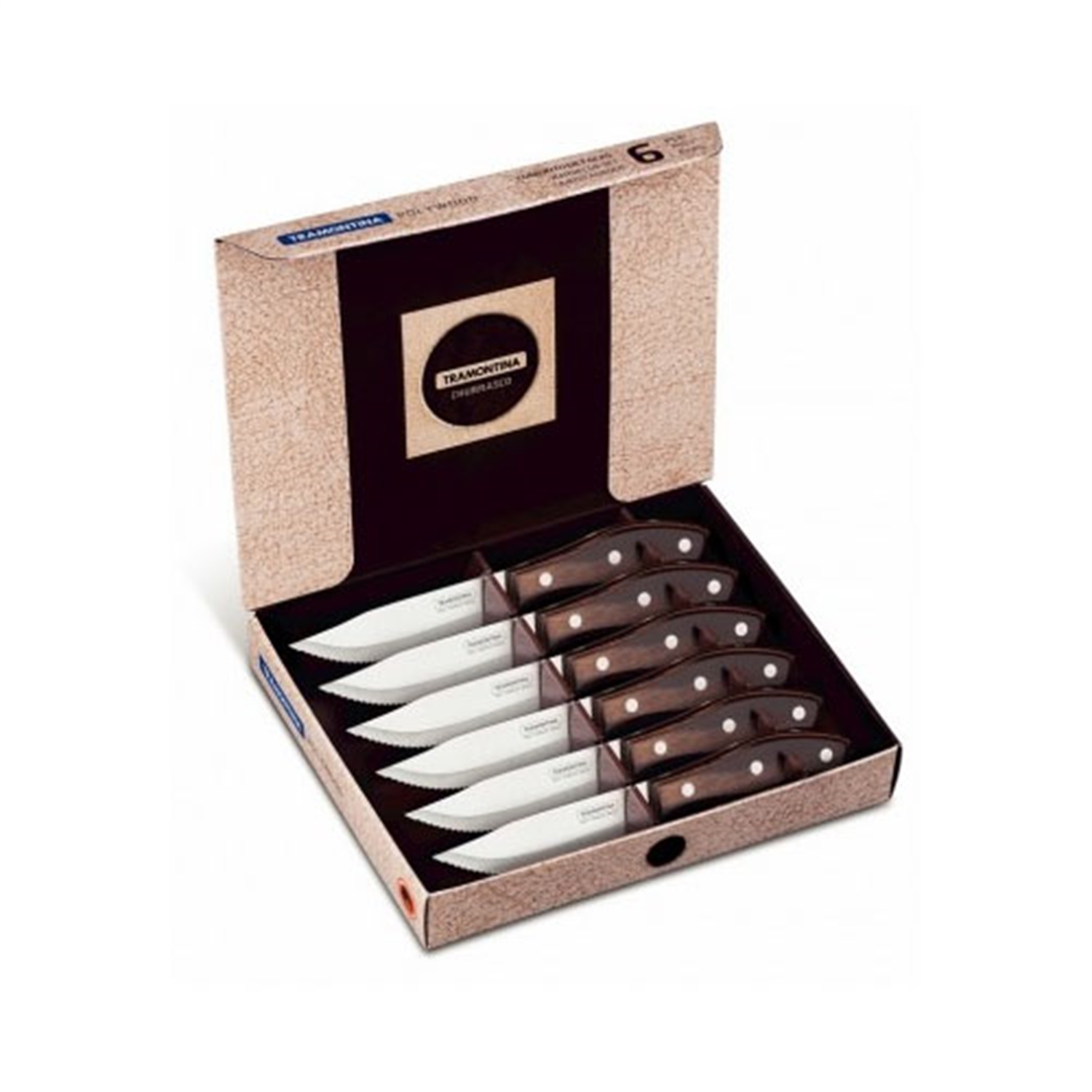 tramontina-churrasco-jumbo-gepunt-steakmessenset-6-delig-bruin