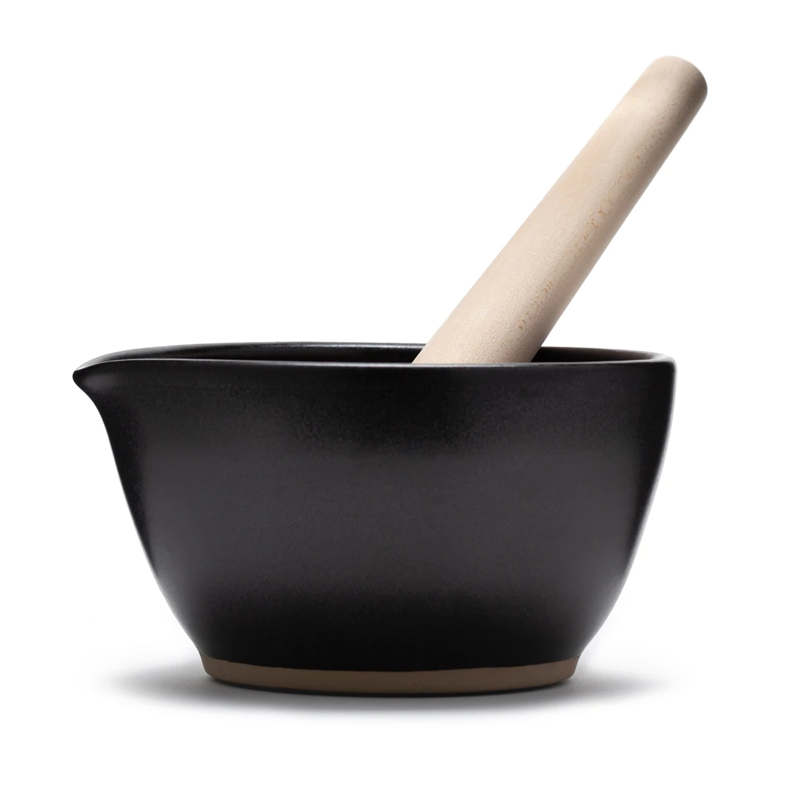 mujun suri bowl met stamper l zwart