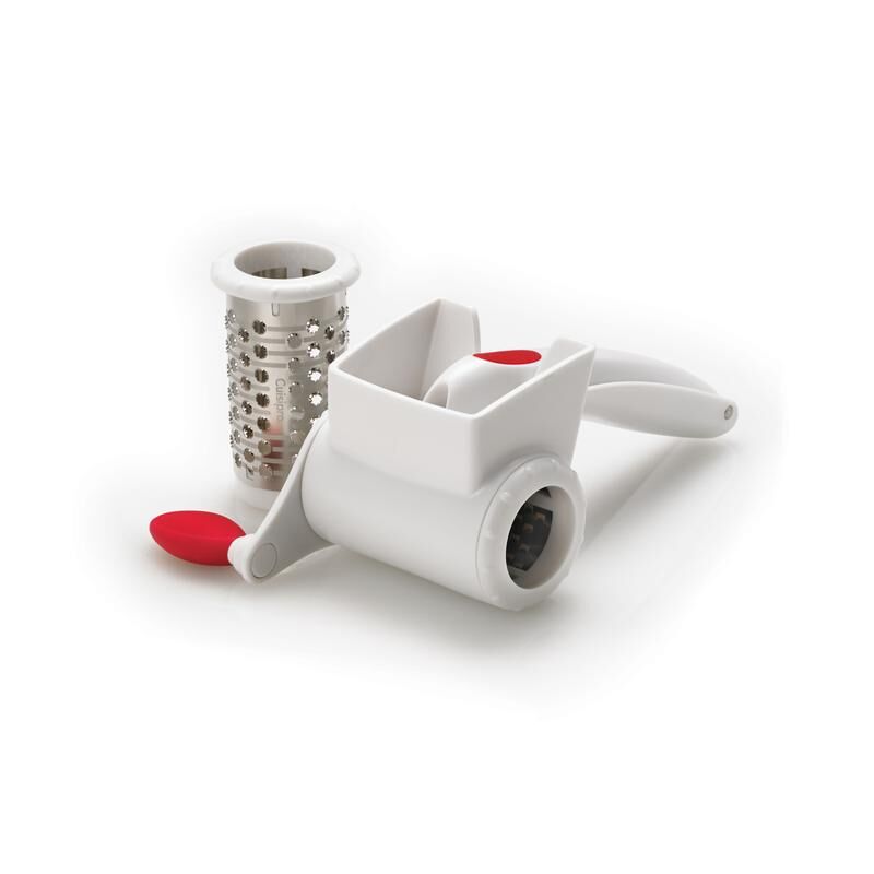 cuisipro-molenrasp-met-2-trommels-18cm-wit