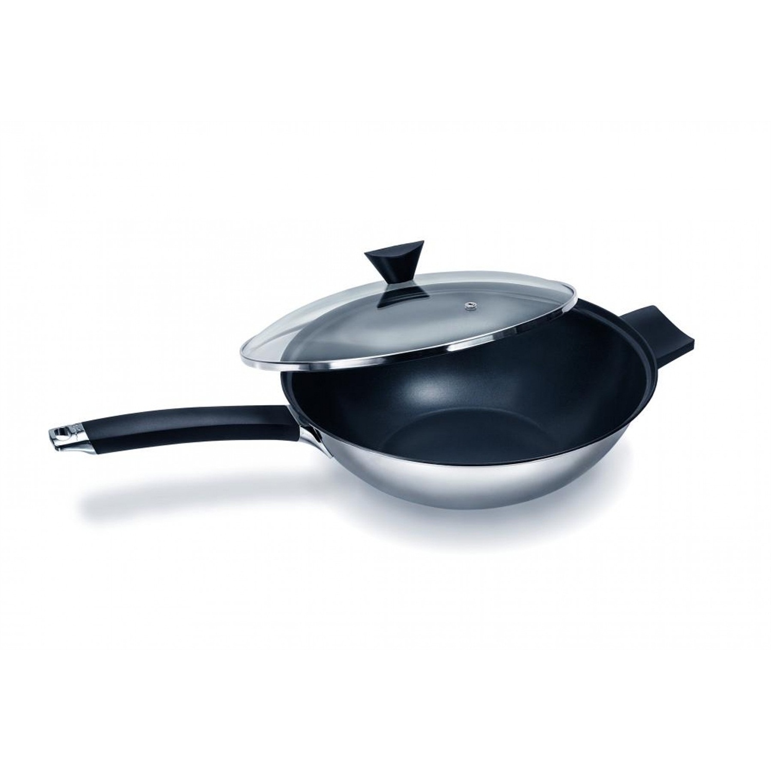 ken hom peking wok met glasdeksel 32cm