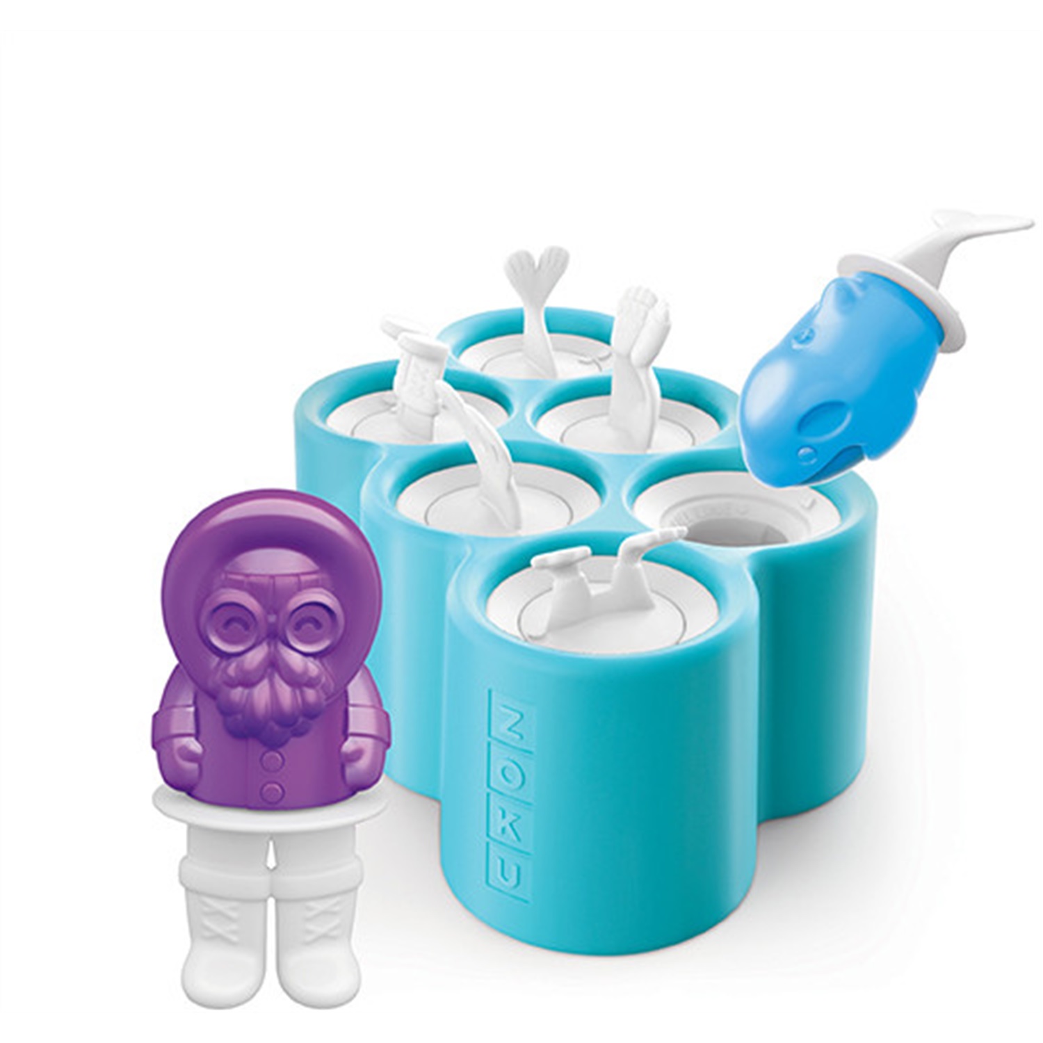 zoku polar pop ijsvorm 6 vaks blauw
