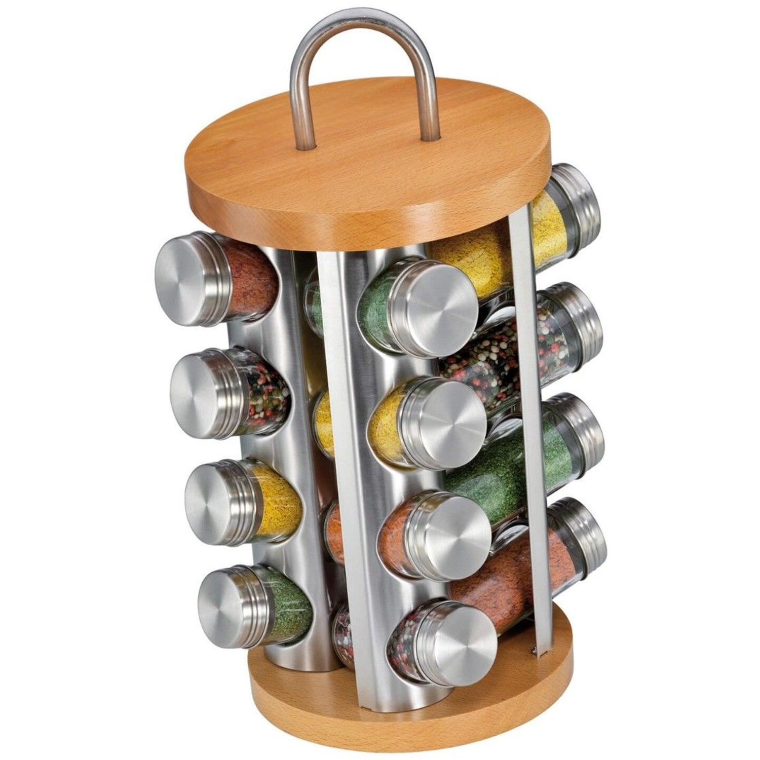 kuchenprofi-kruidencarrousel-met-16-kruidenpotjes-rond-naturel