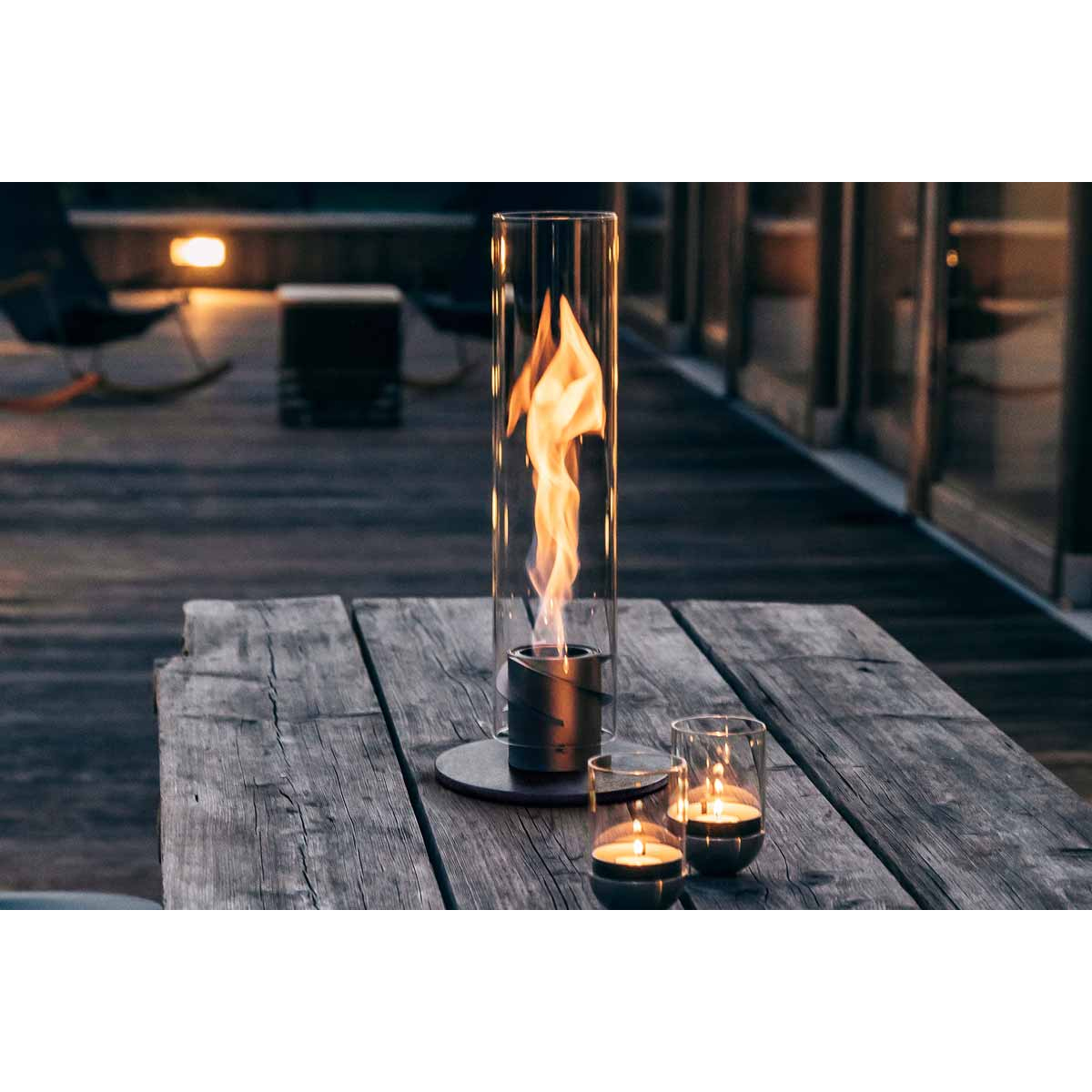 hofats spin 90 sfeerlantaarn zwart