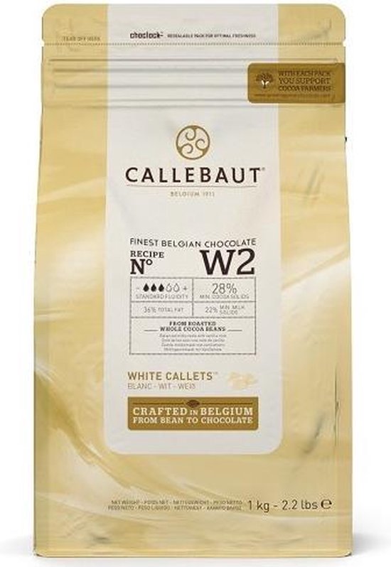 callebaut chocolade callets wit 1kg