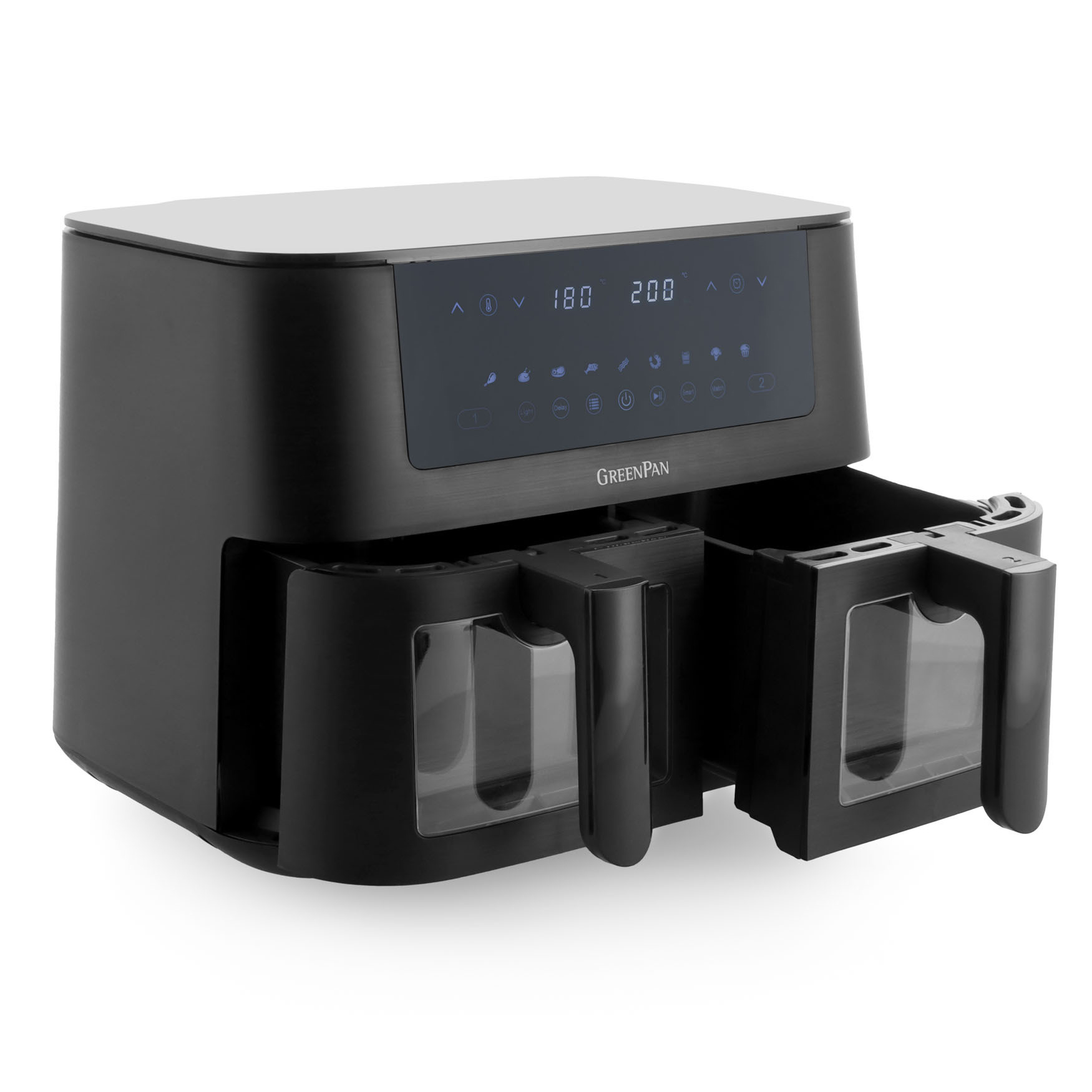 greenpan dual zone airfryer 8l