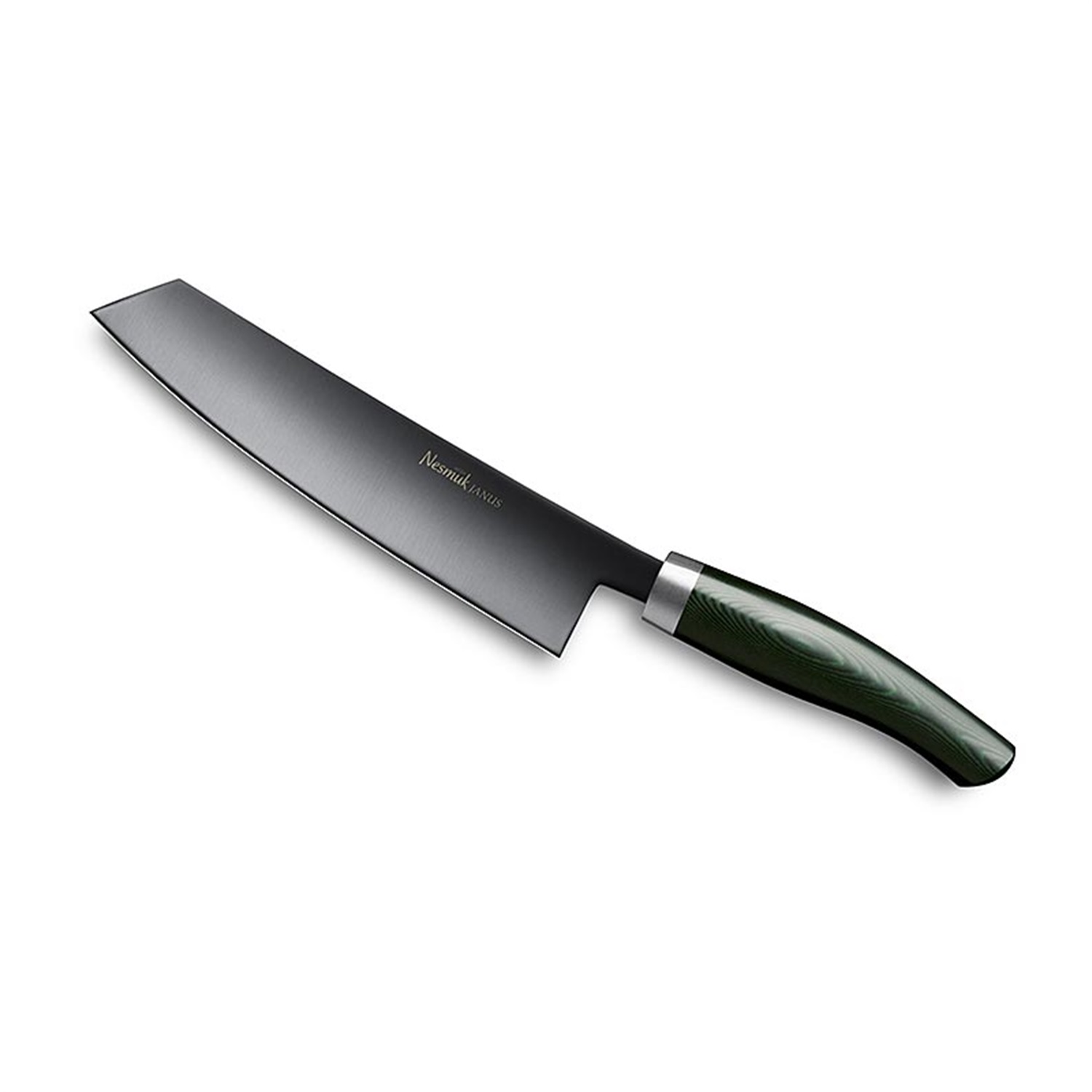 nesmuk-janus-koksmes-18cm-micarta-groen