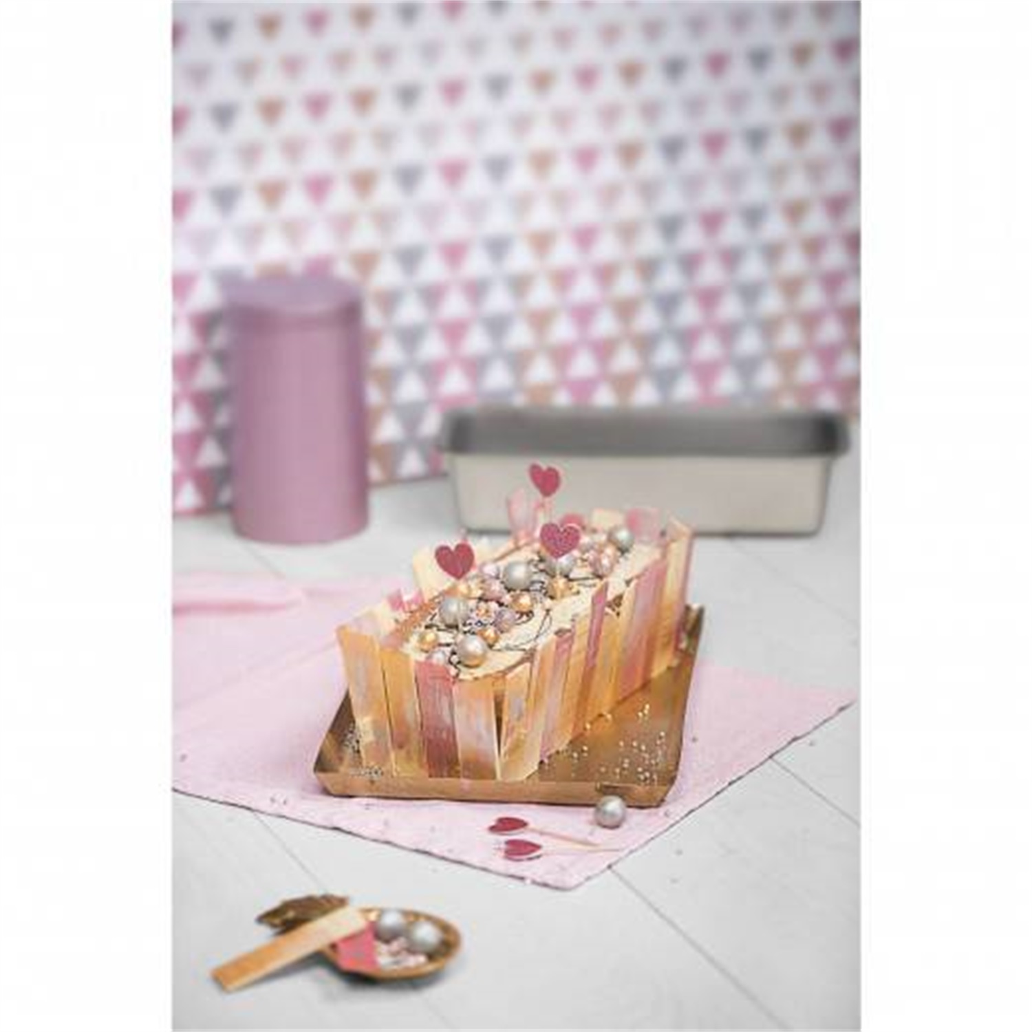 kaiser-metallic-color-cakevorm-30cm-zilverkleurig