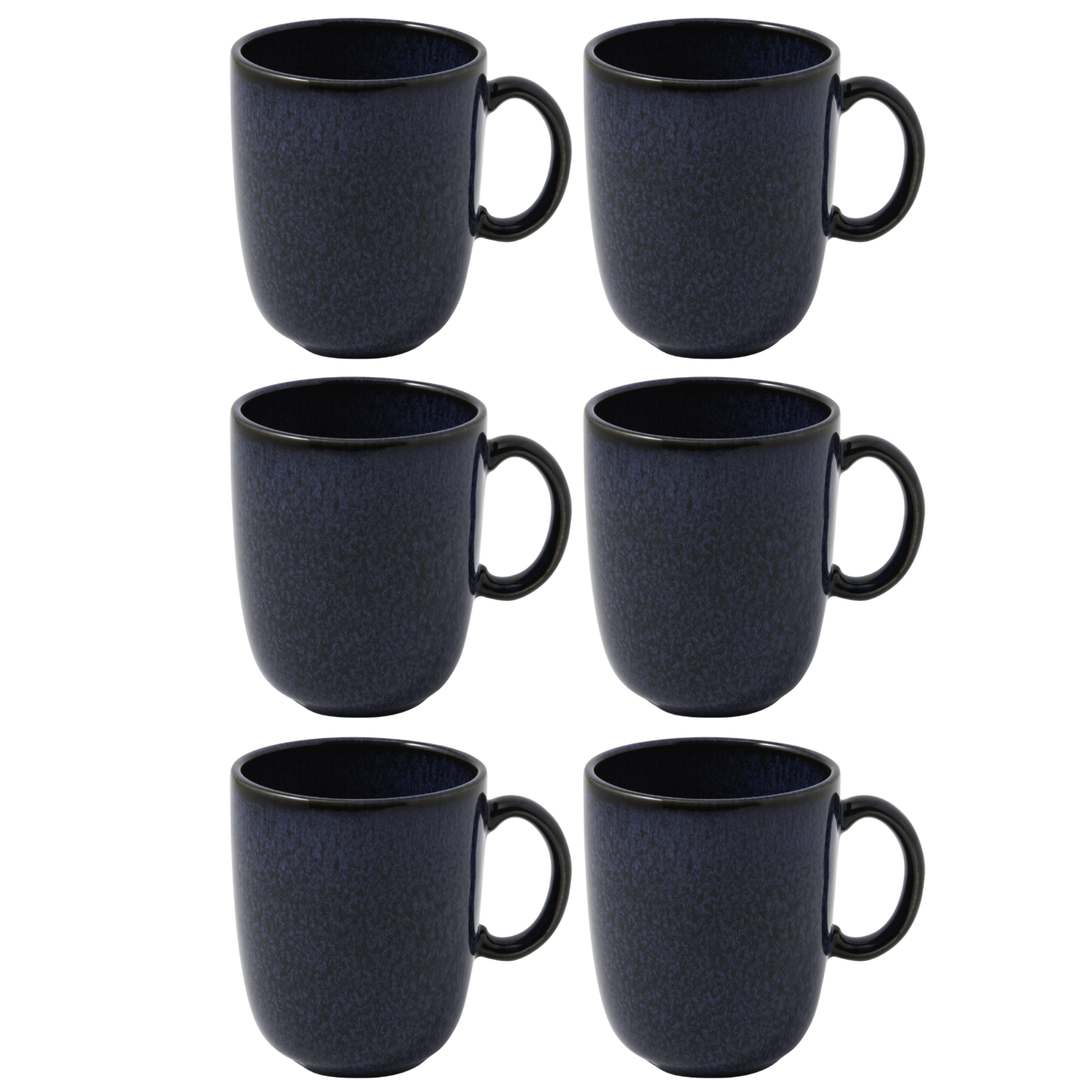 villeroy boch lave beker met oor 04l bleu 6 stuks