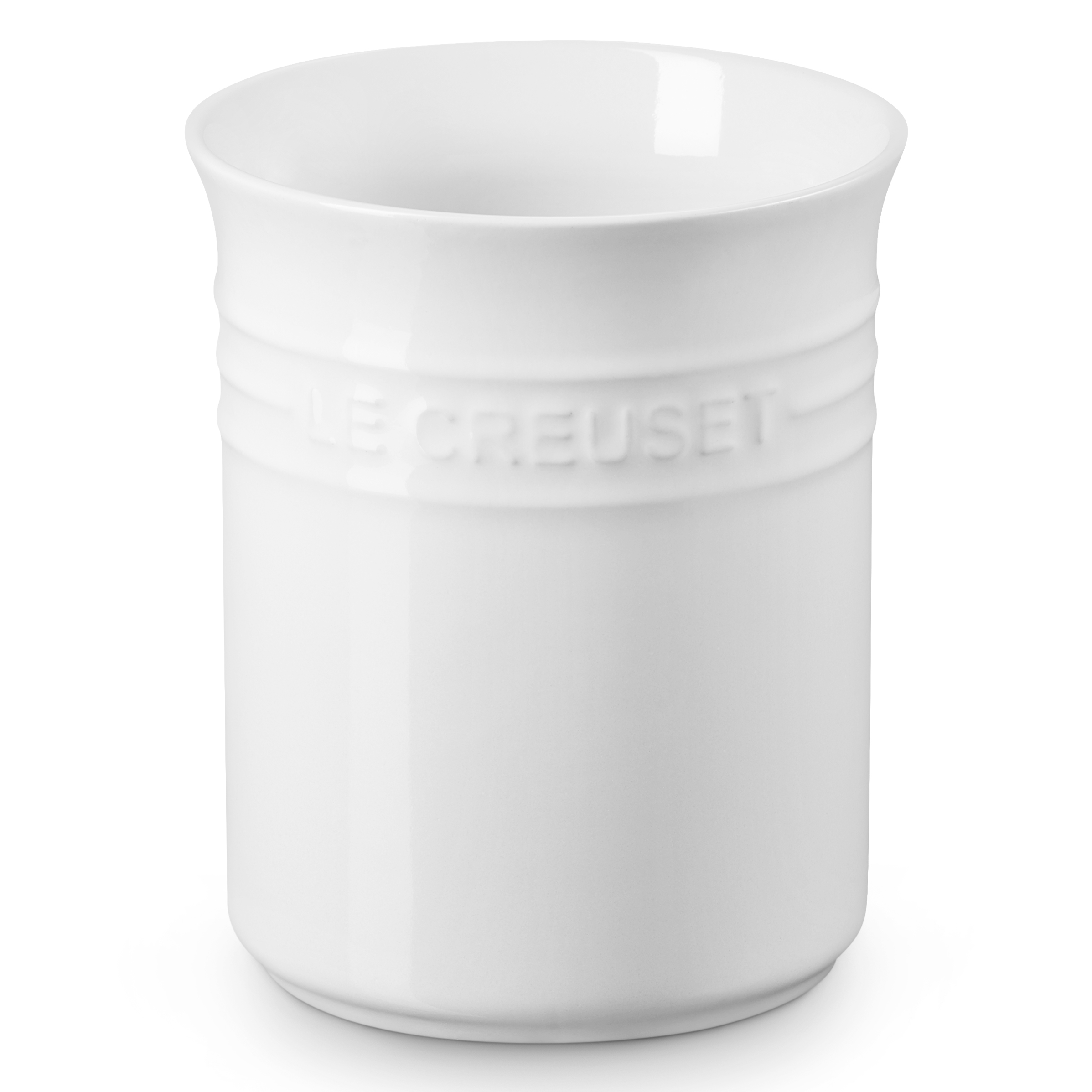 le creuset stoneware spatelpot 15cm white