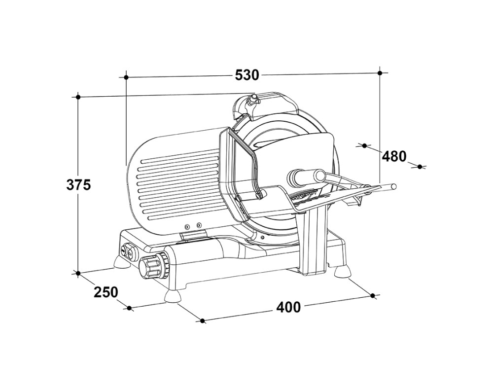 kookpunt-luxury-snijmachine-25cm-creme