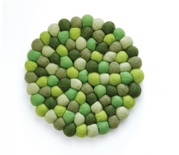 cilio-vilten-onderzetter-rond-21cm-groen