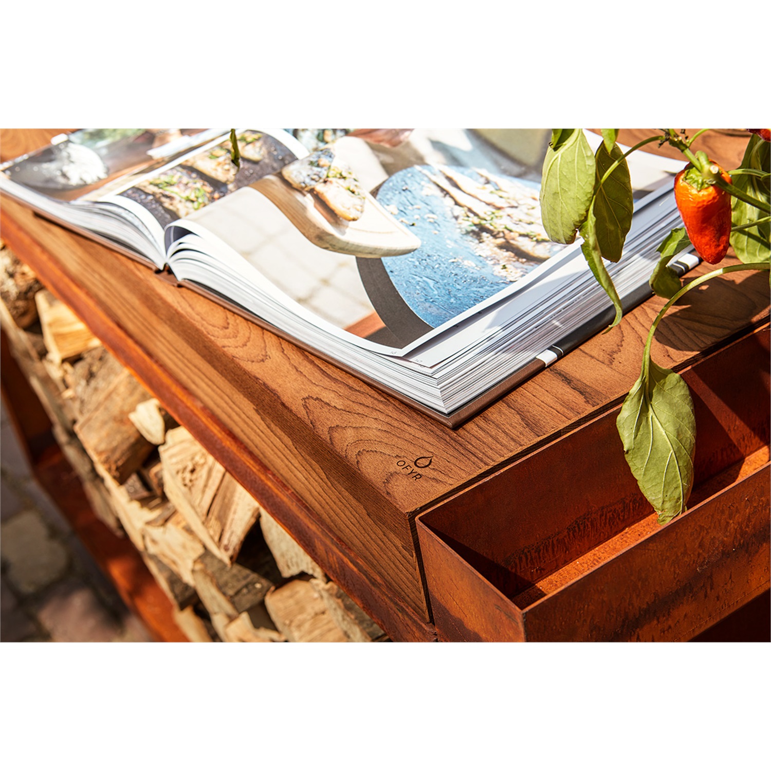 ofyr-island-pro-100-100-vuurschaalwerkblad-teakhout