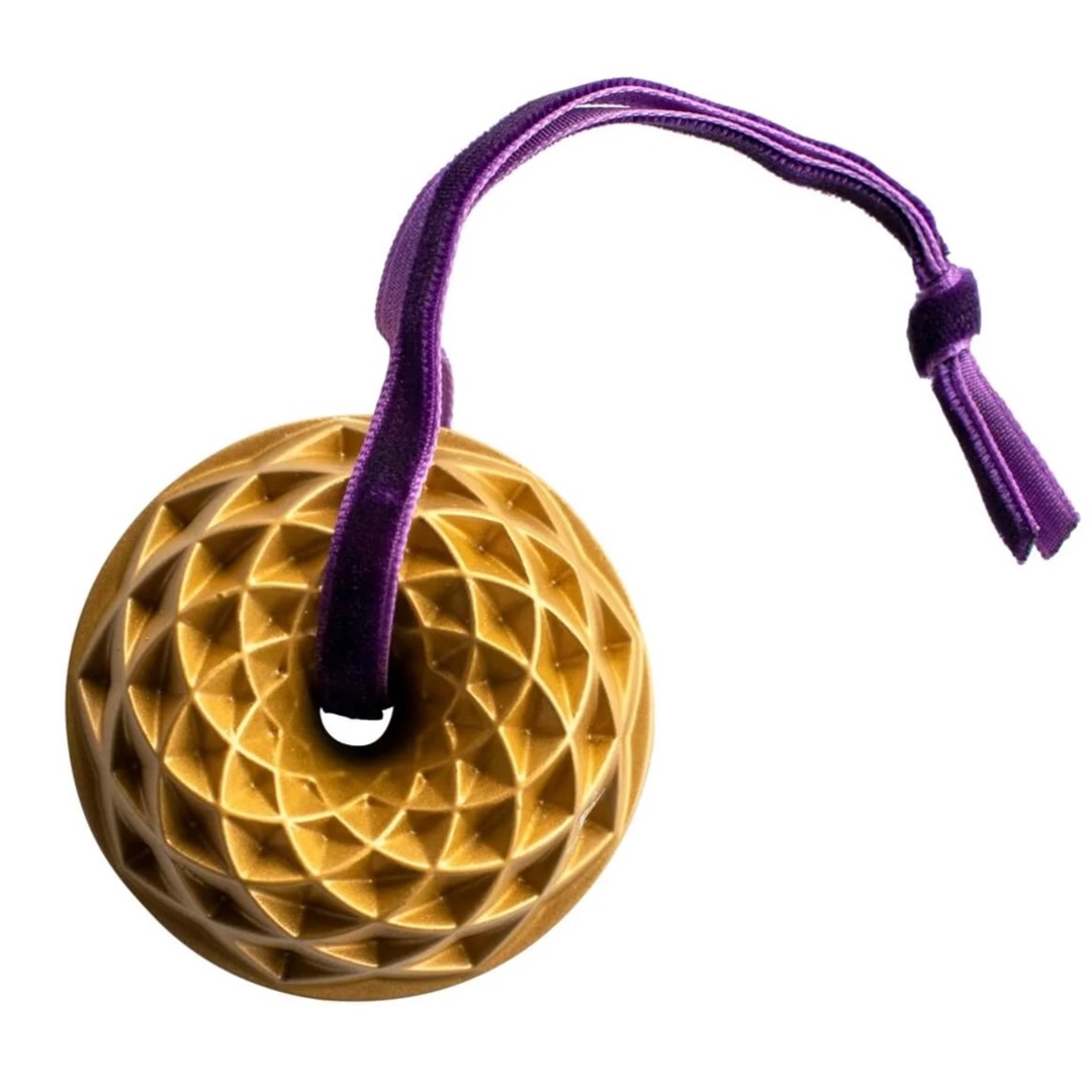 nordic ware jubilee bundt kerstornament goud