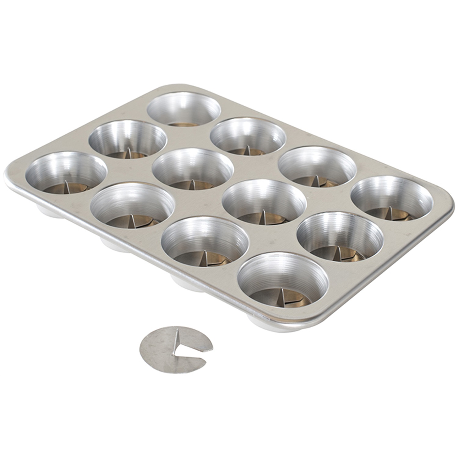 nordic ware hidden surprise gevulde cupcake inzetten 12 stuks zilver