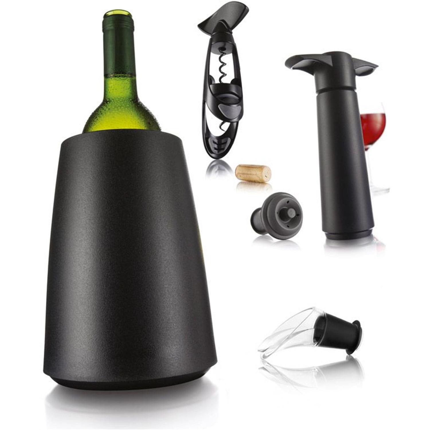 vacuvin wine set wijnaccessoires 7 delig