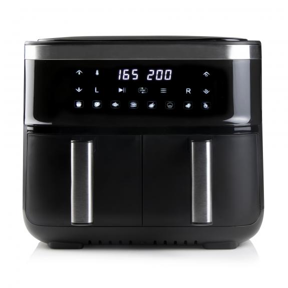 domo do537fr dubbele airfryer 2x4l