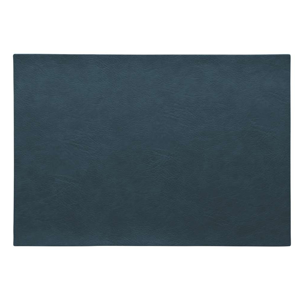 asa selection placemat vegan leather 46x33cm seaport set van 6