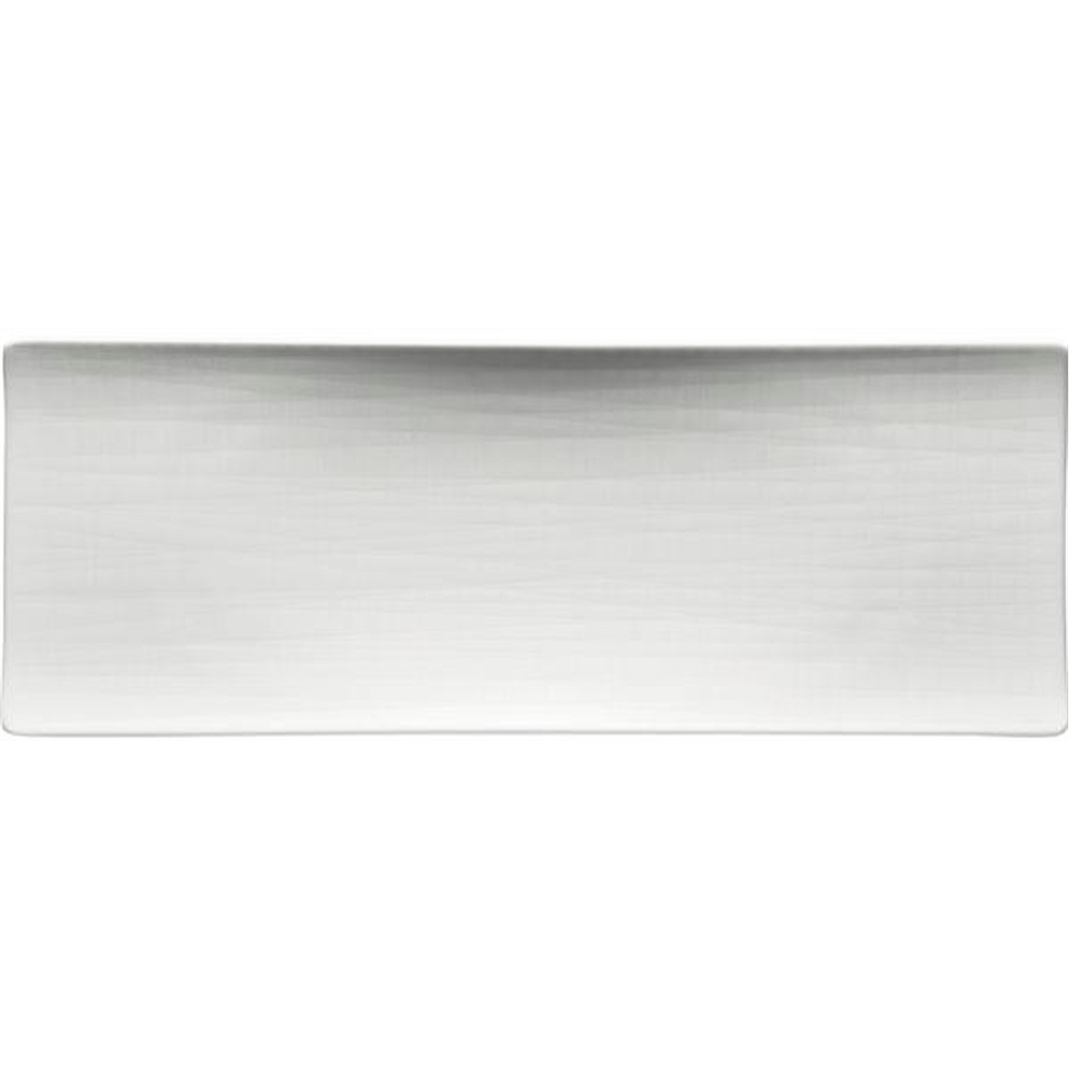 rosenthal mesh rechthoekige schaal 34x13cm wit