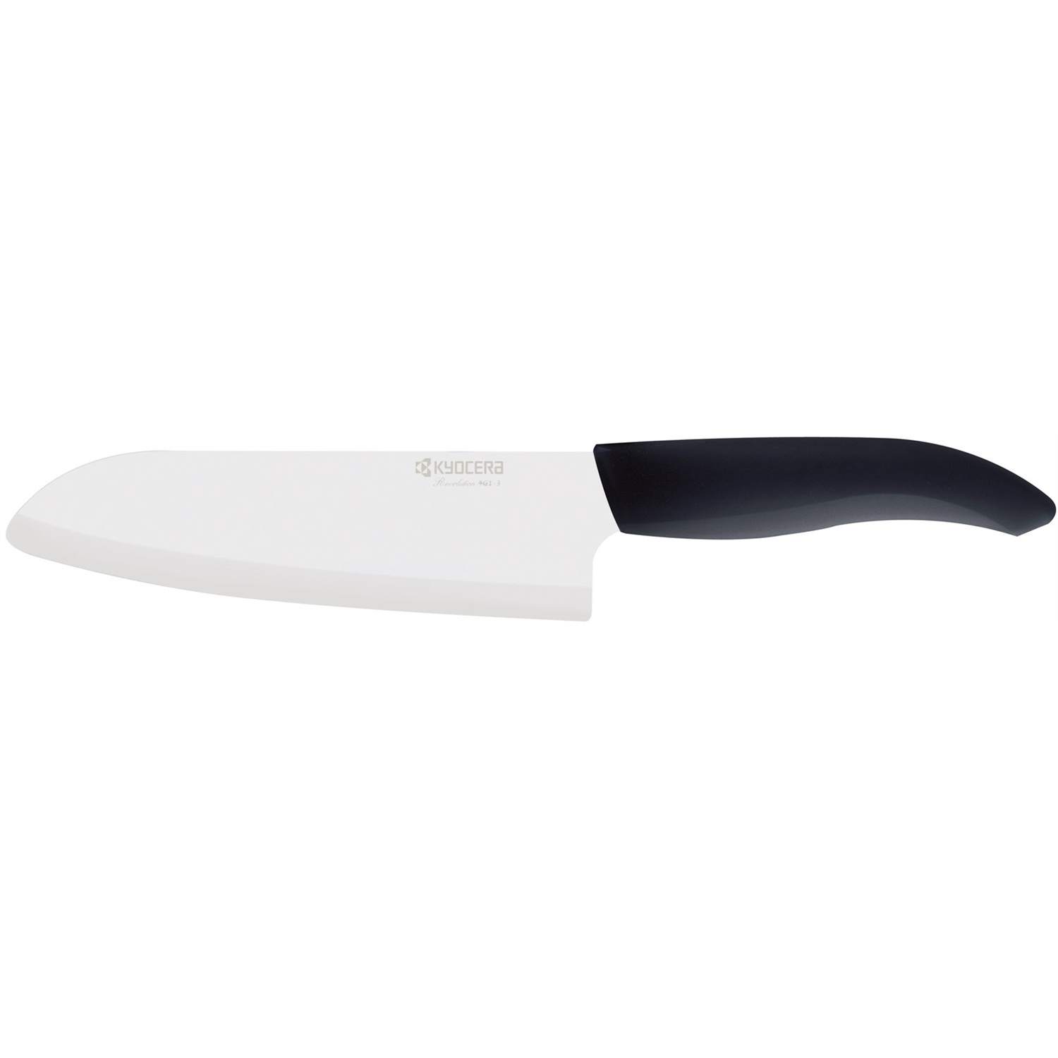 kyocera advanced ceramics santokumes fk 160 16cm zwart